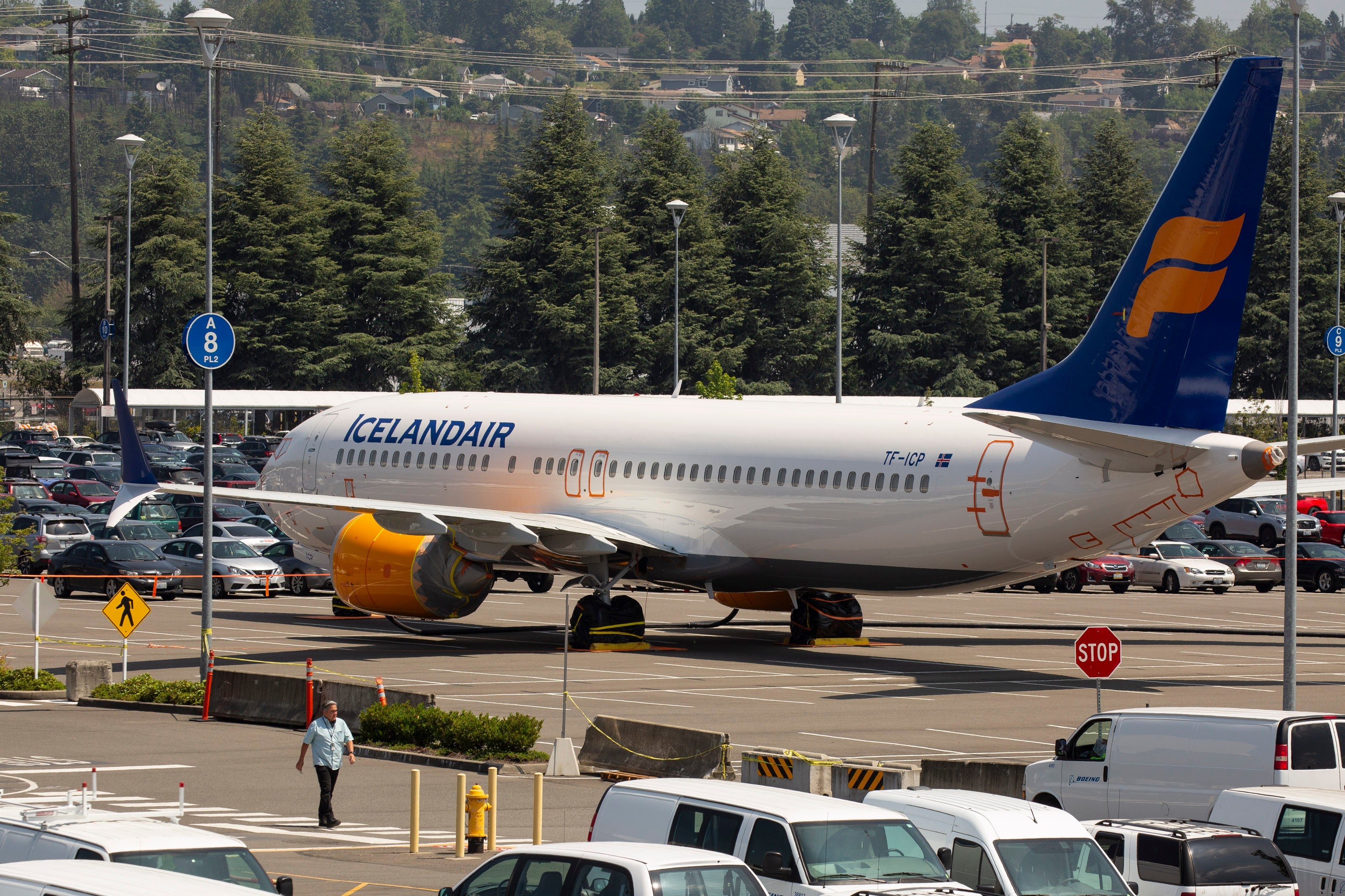 Boeing 737 Max Planes Sit Parked At Boeing Field In Seattle, Washington