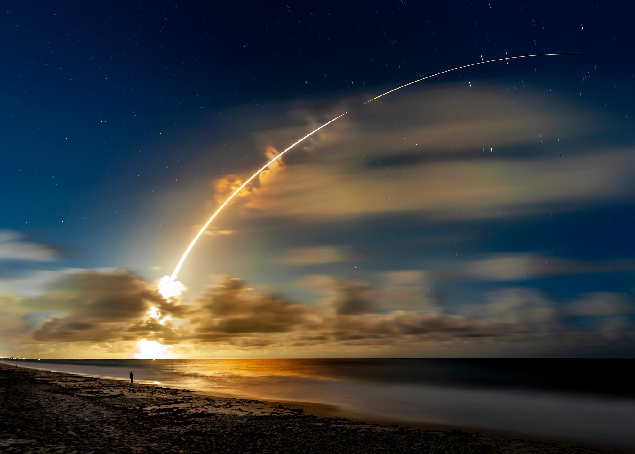 Atlas V Heavy Lift Rocket Launch