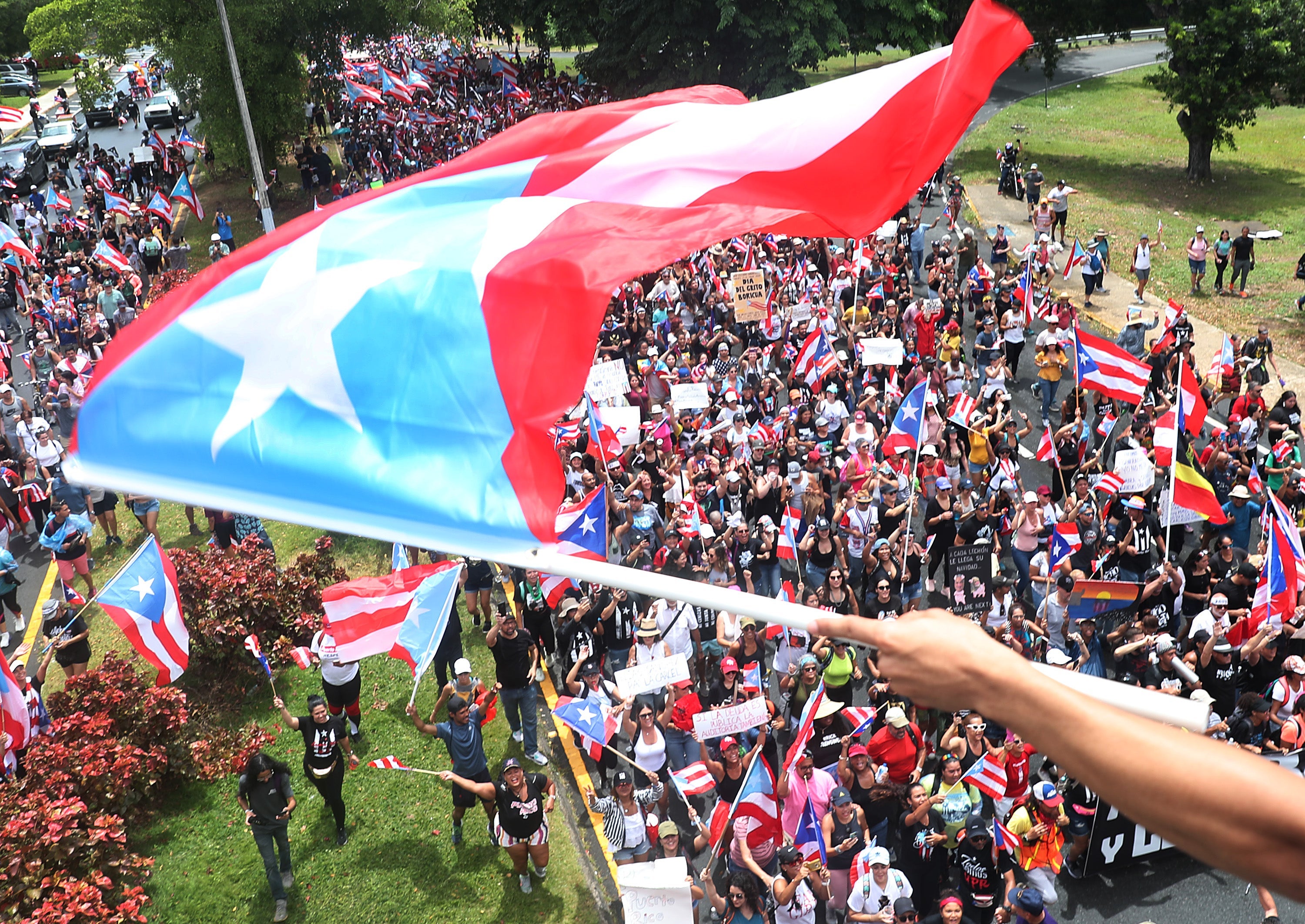Puerto Ricans Celebrate The Resignation Of Puerto Rico Gov. Ricardo Rossello, After Days Of Large Protests