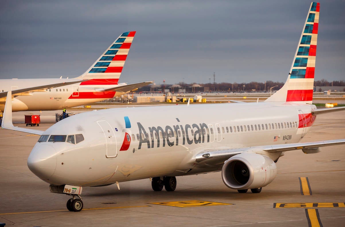 American Airlines Planes at O'Hare