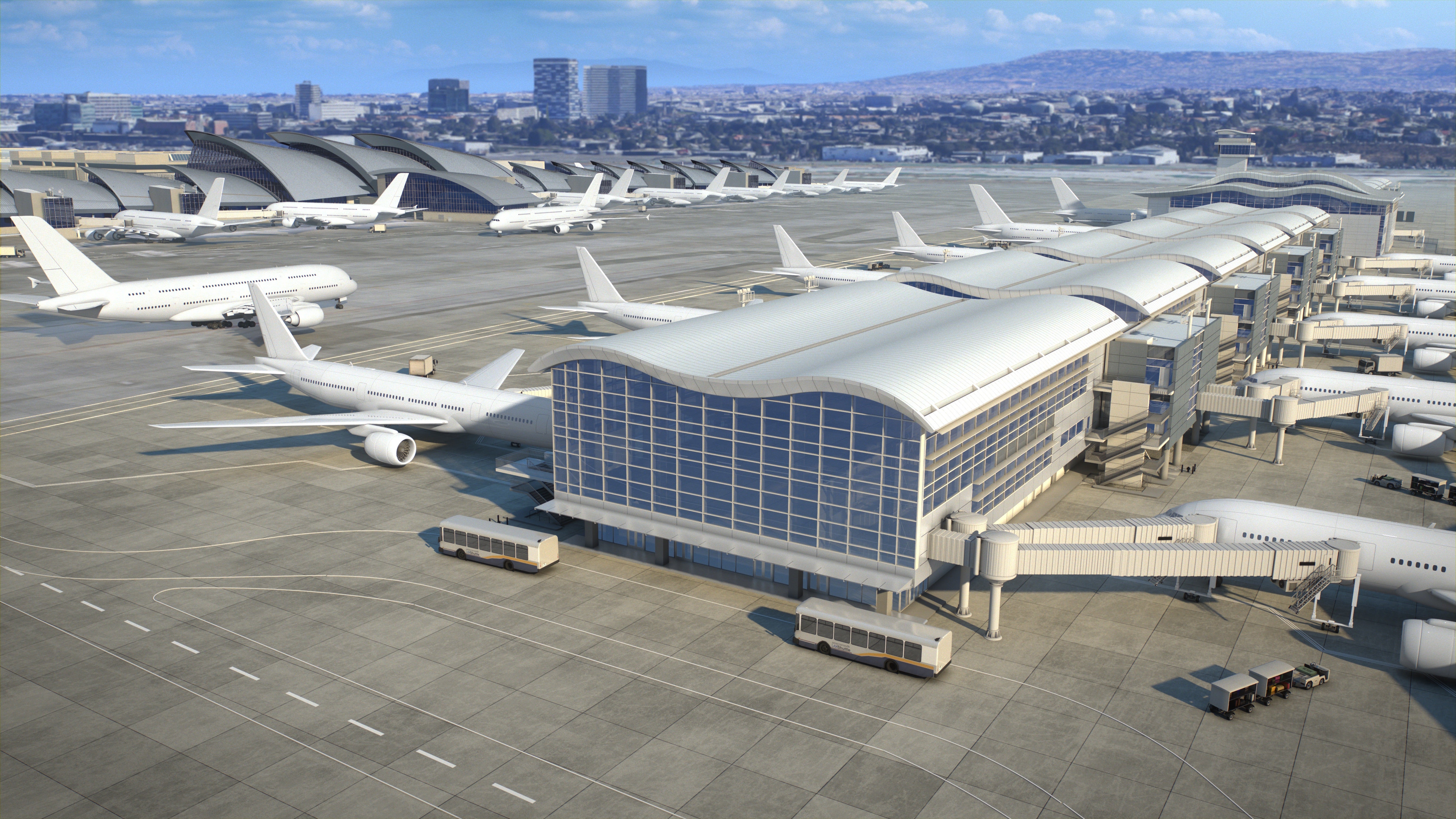 LAX Midfield Satellite Overview