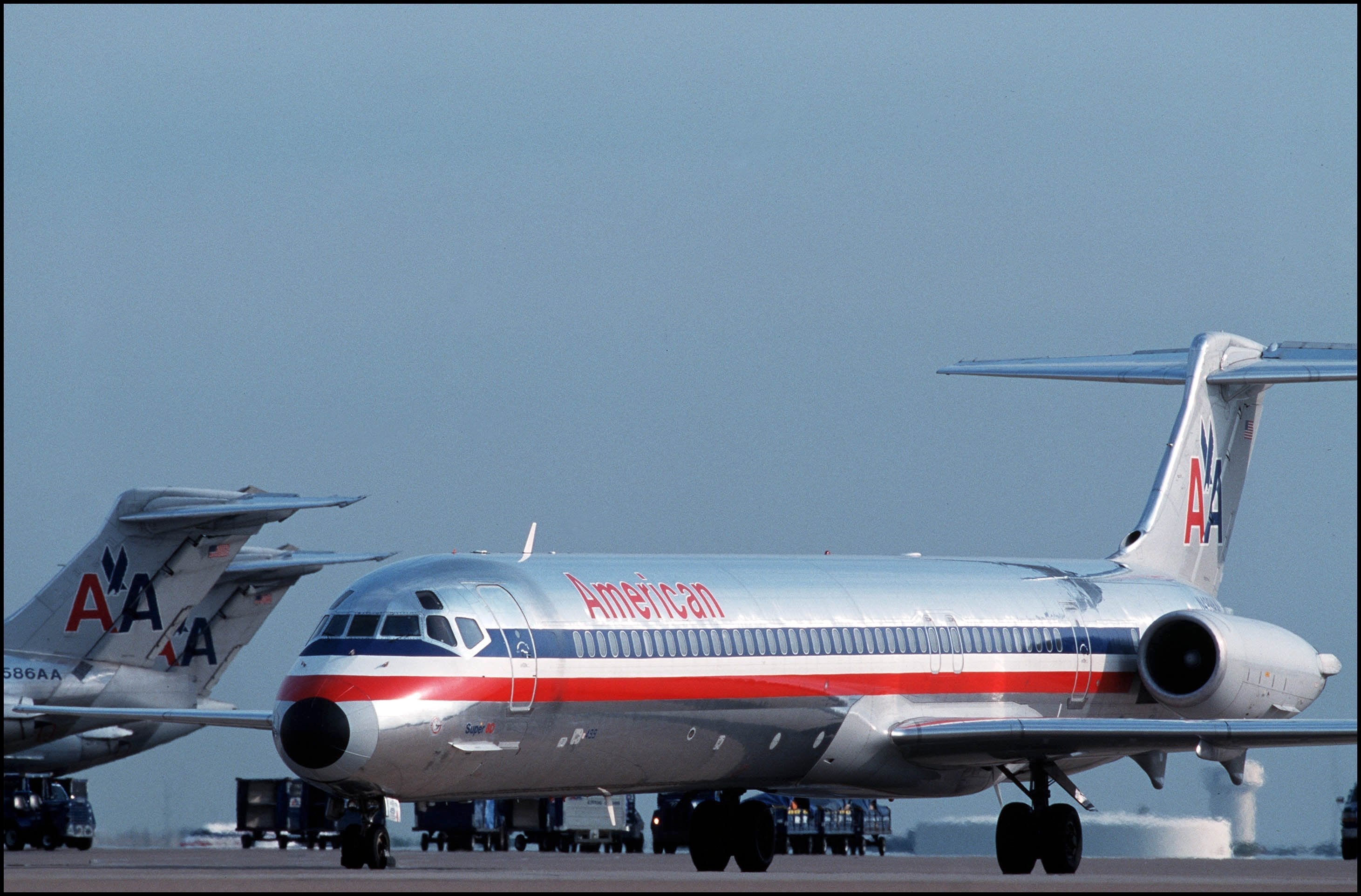 Illustration: American Airlines In Dallas, United States In 2001.