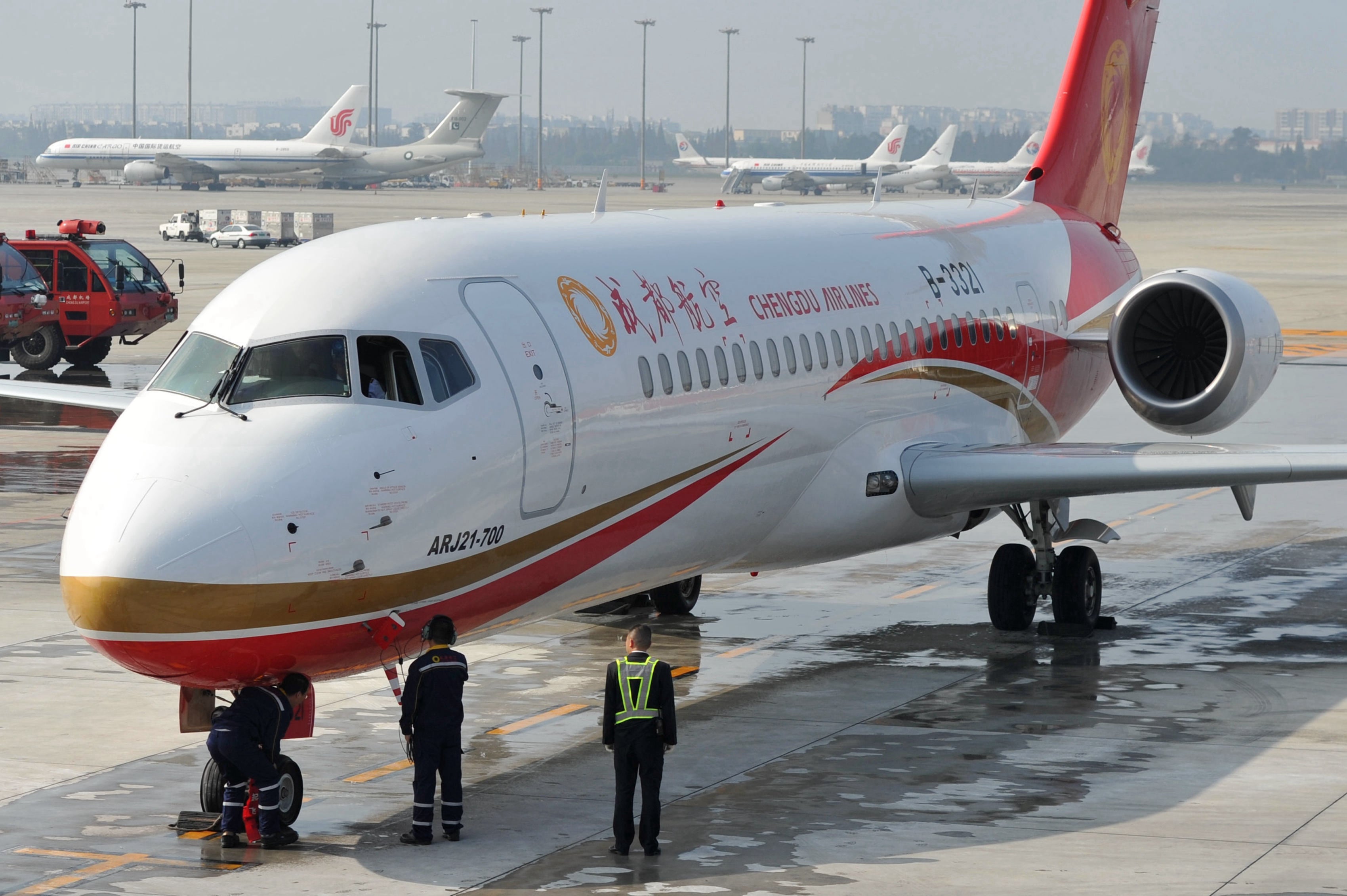 China-made Regional Jet ARJ21 Is Delivered To Domestic Airlines