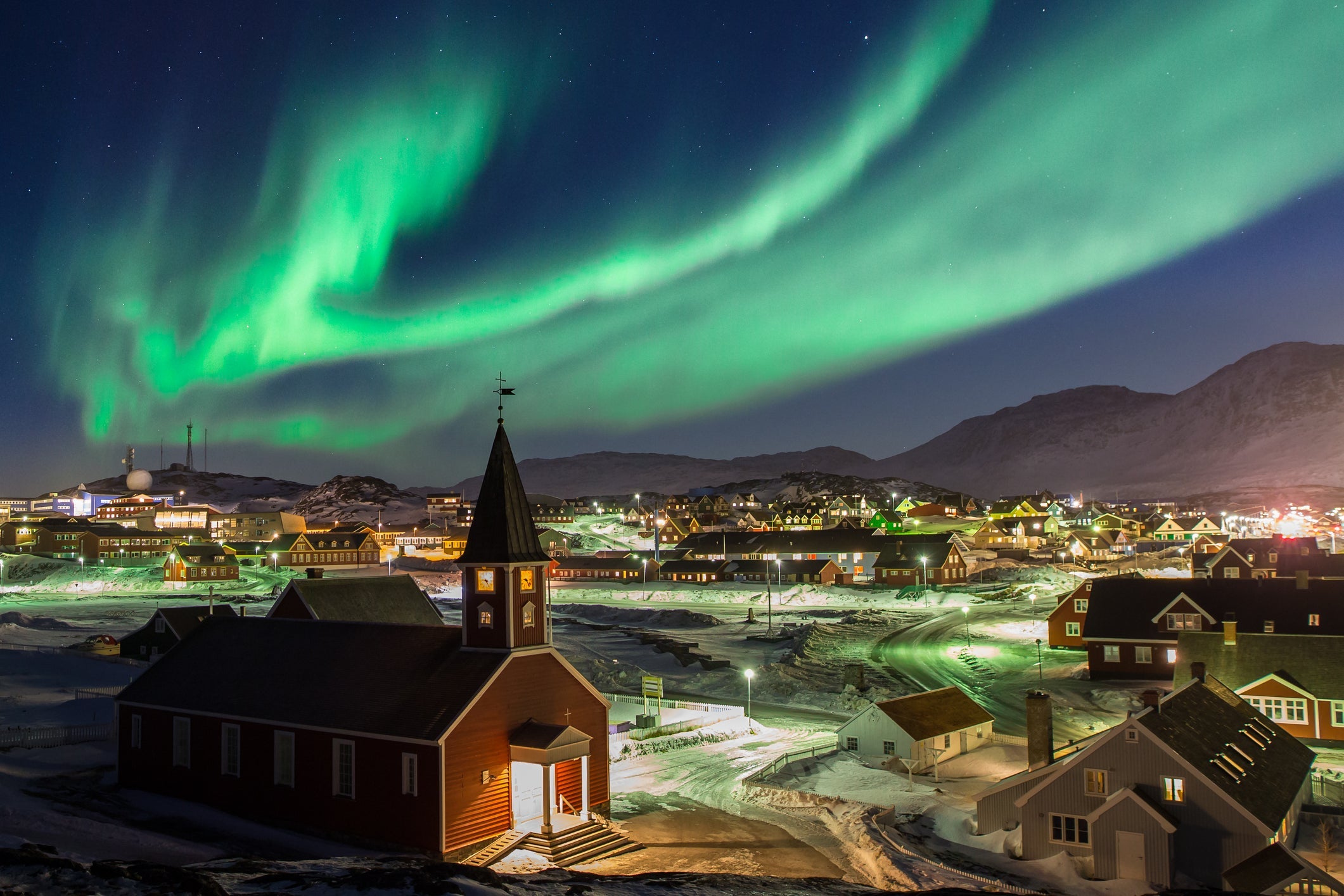 Northern Lights above Nuuk