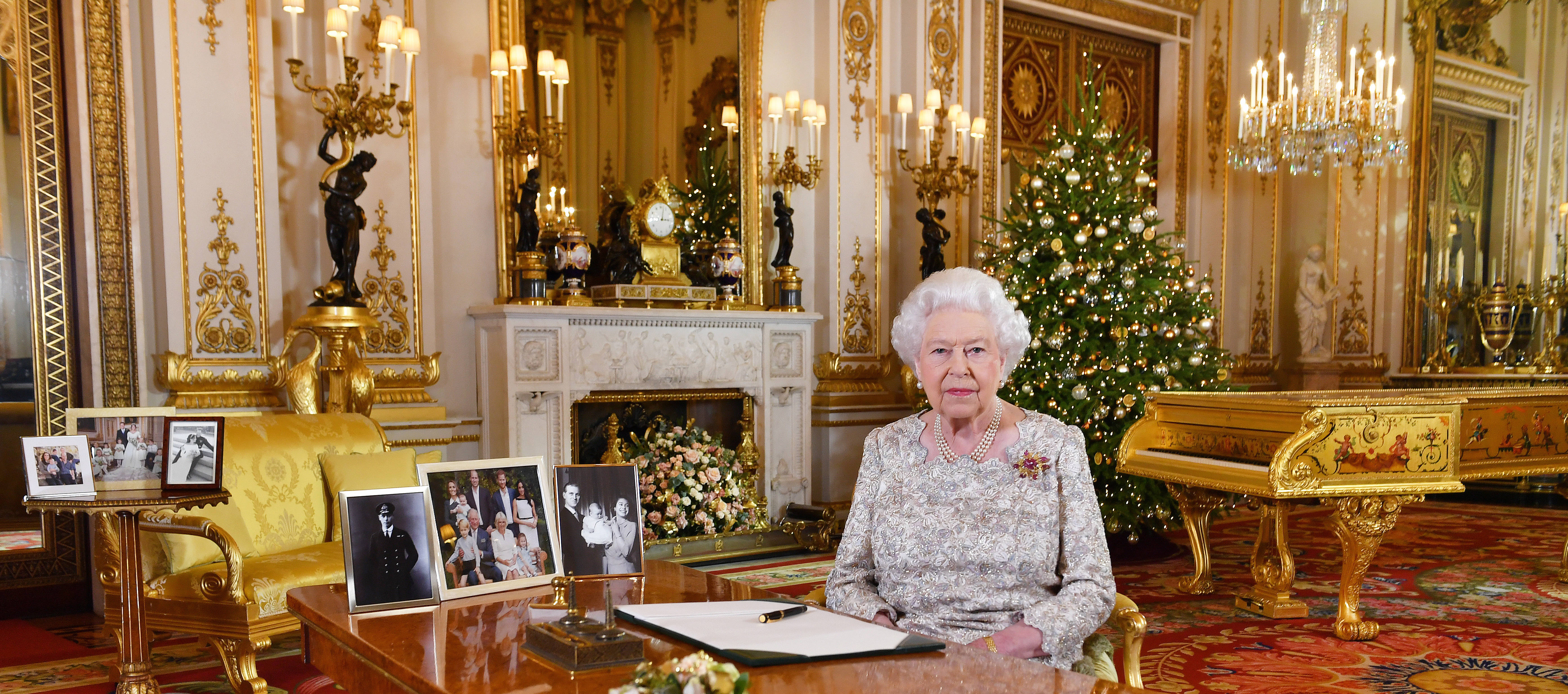 Queen Elizabeth II Delivers Her Christmas Speech