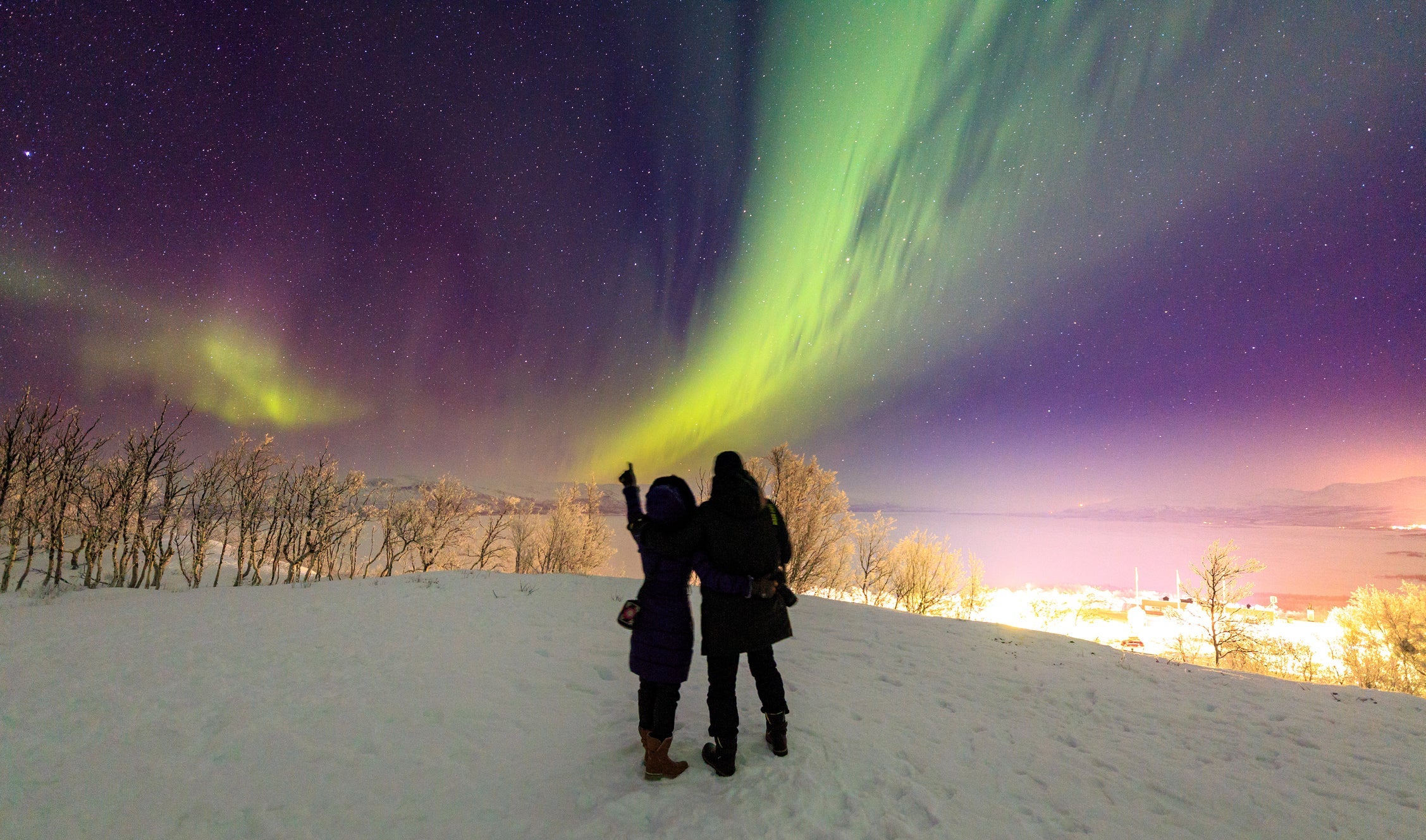 Aurora Borealis or Northern Lights, Sweden