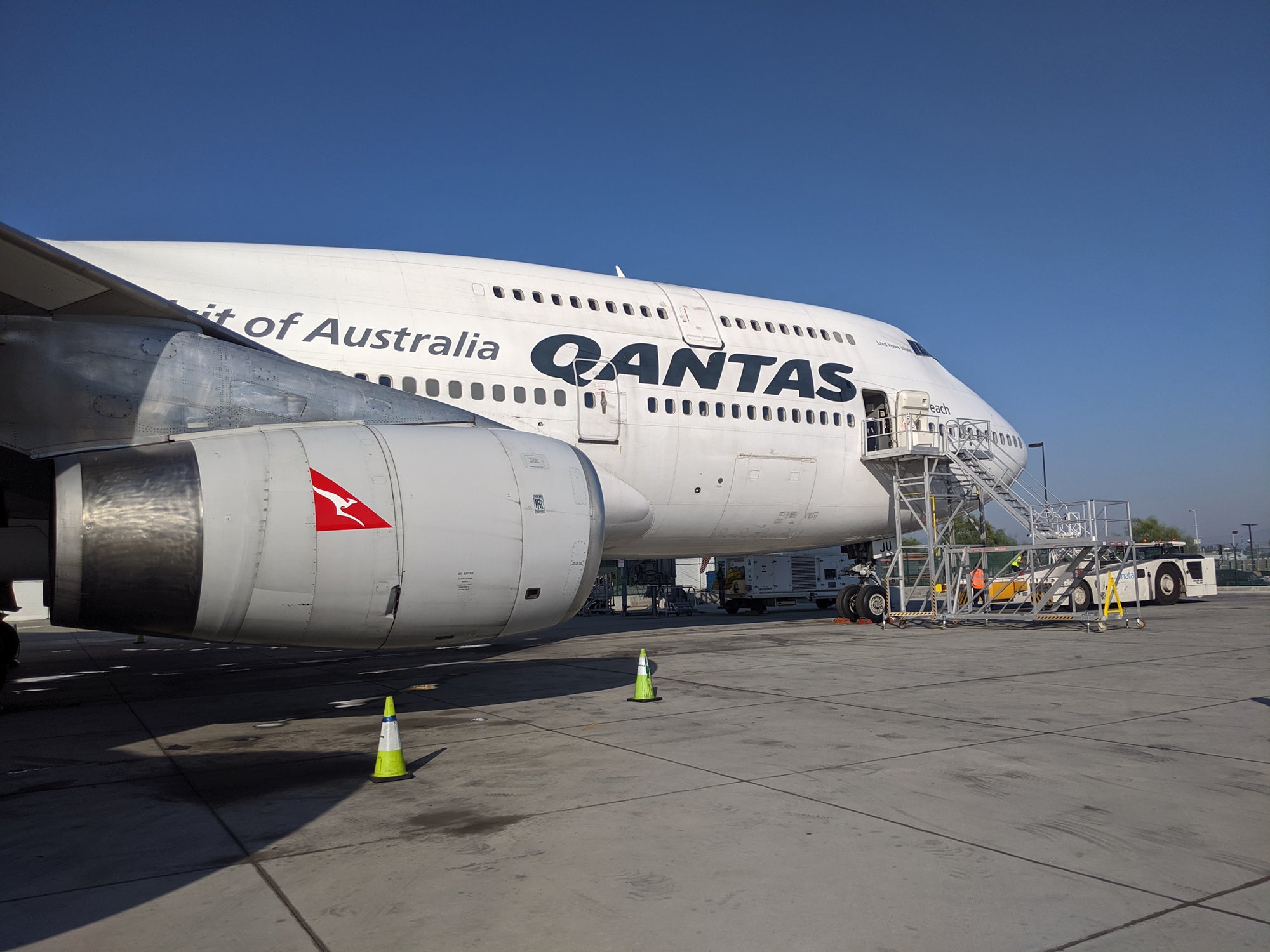 Qantas Boeing 747 LAX