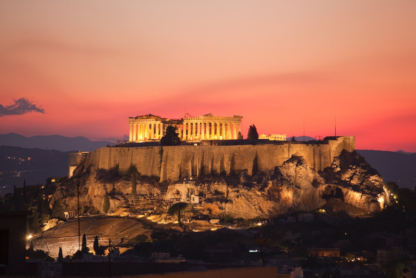 The Acropolis of Athens with the Parthenon