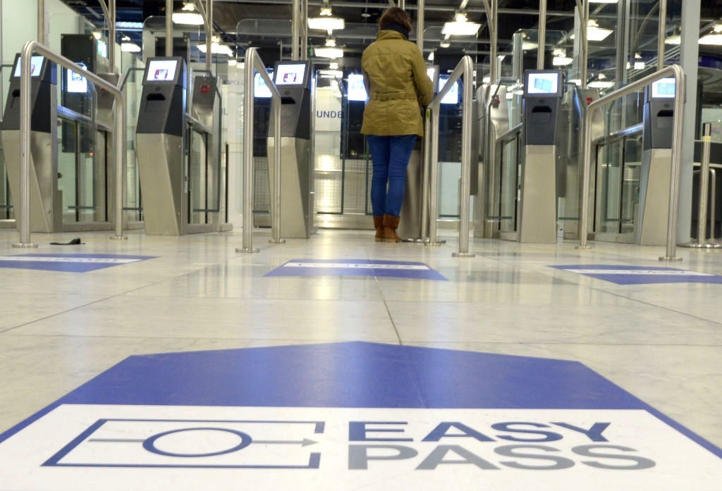 Automatic passpport control at Duesseldorfer Airport