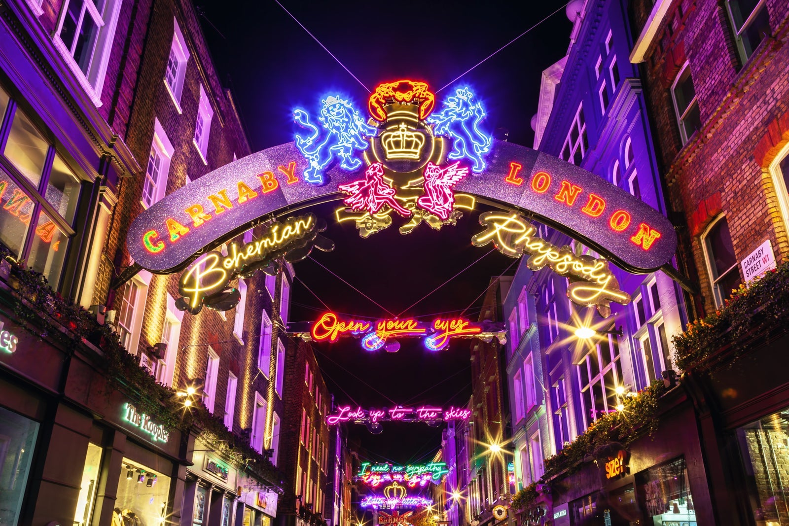 Carnaby Street, Christmas shopping, London