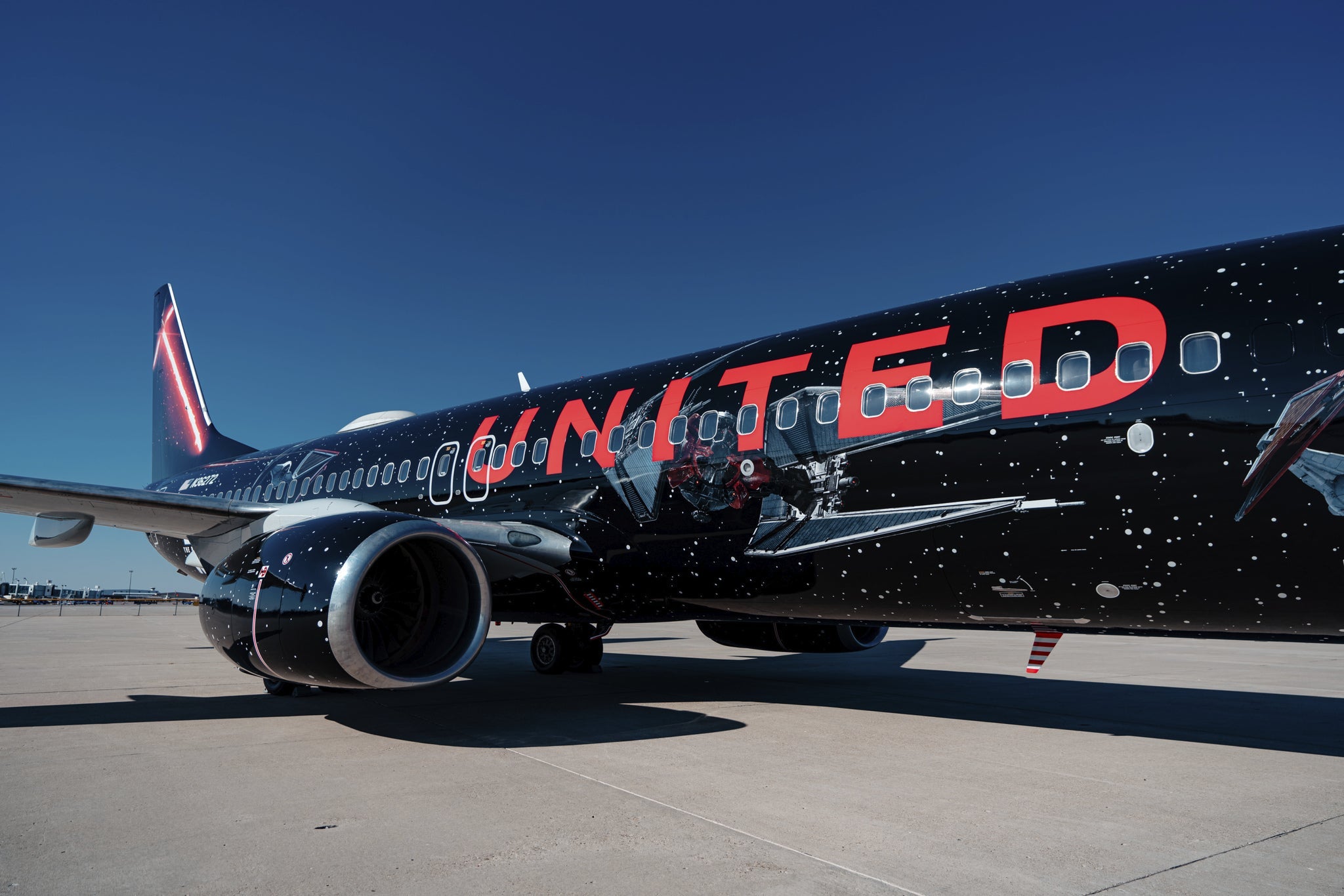 Unitd Star Wars Plane Dark Side