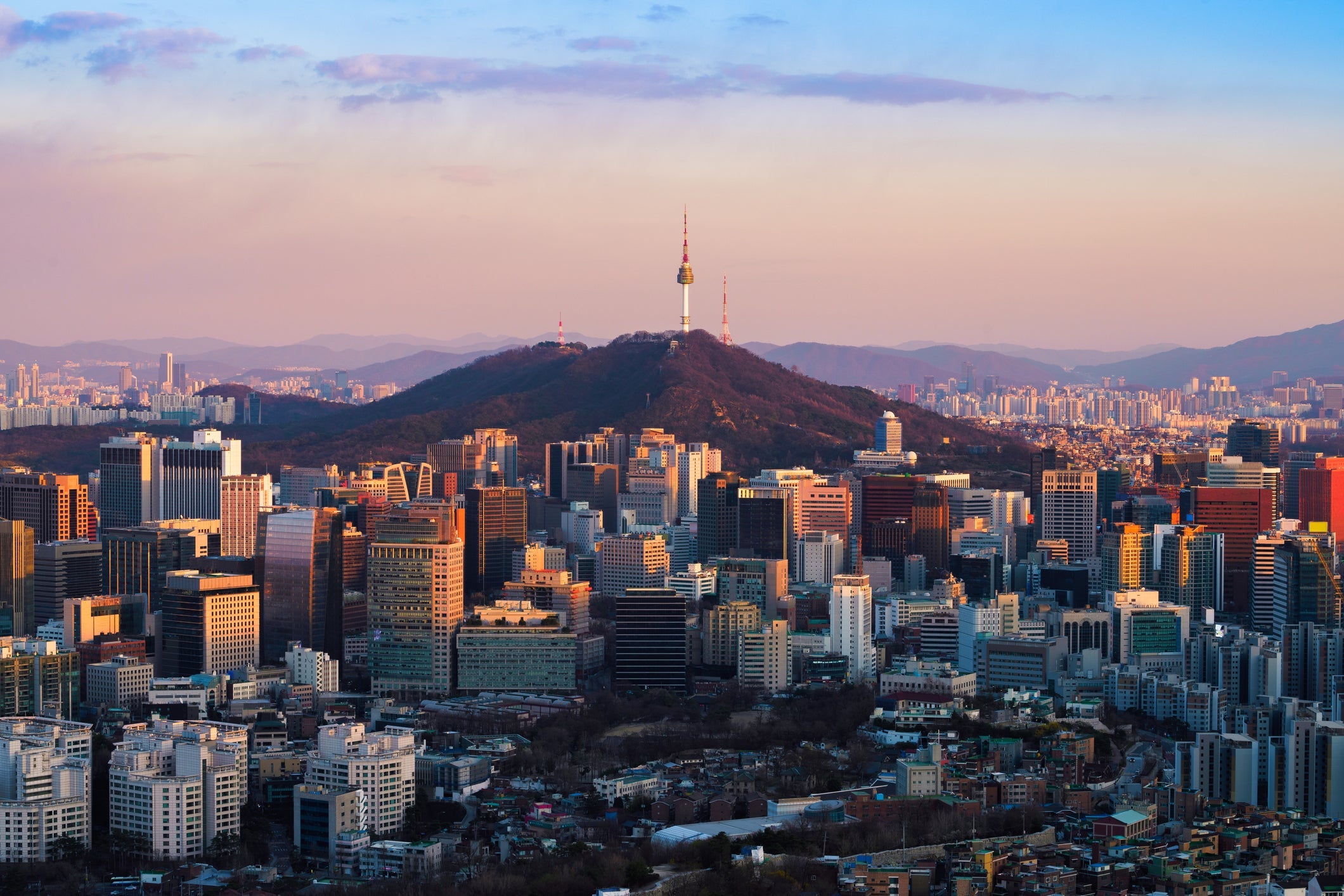 Seoul city skyline