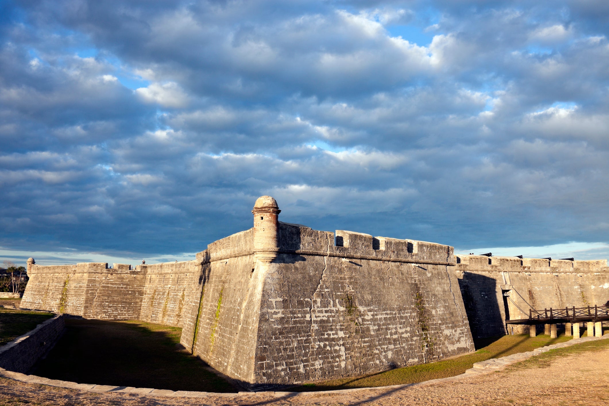 USA, Florida, St. Augustine, Ancient fort