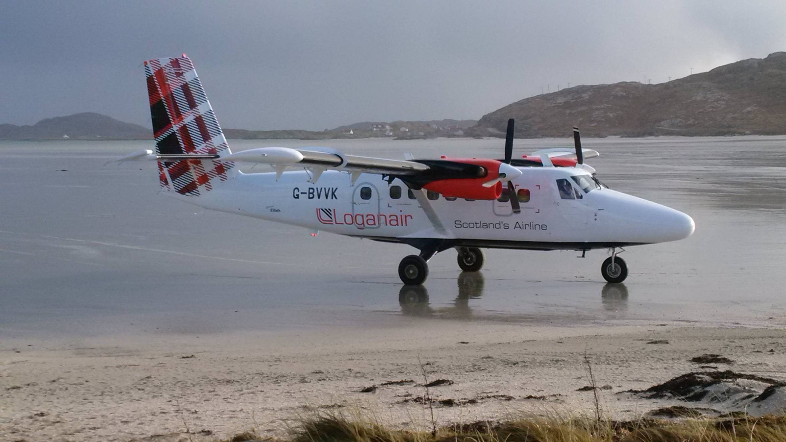 G-BVVK Loganair in Barra