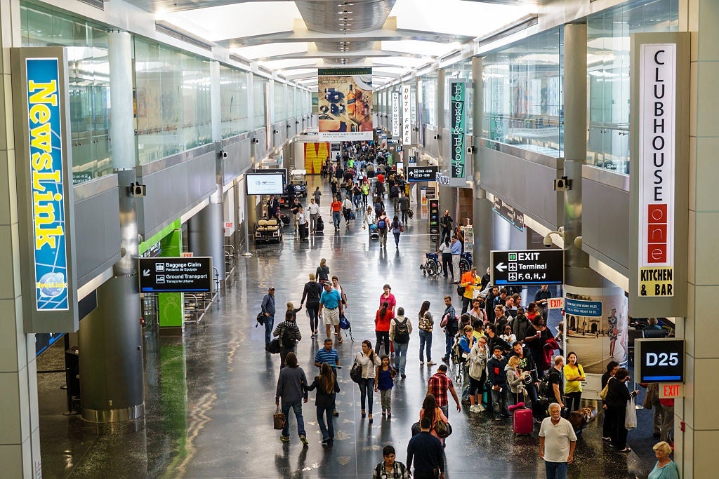 Miami's International Airport terminal.
