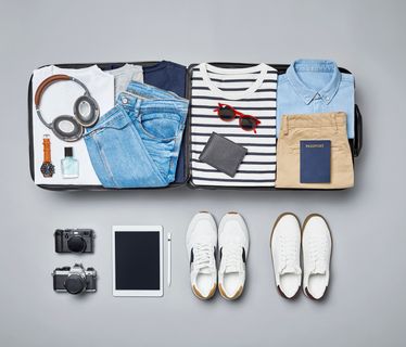 Traveler's accessories and clothes