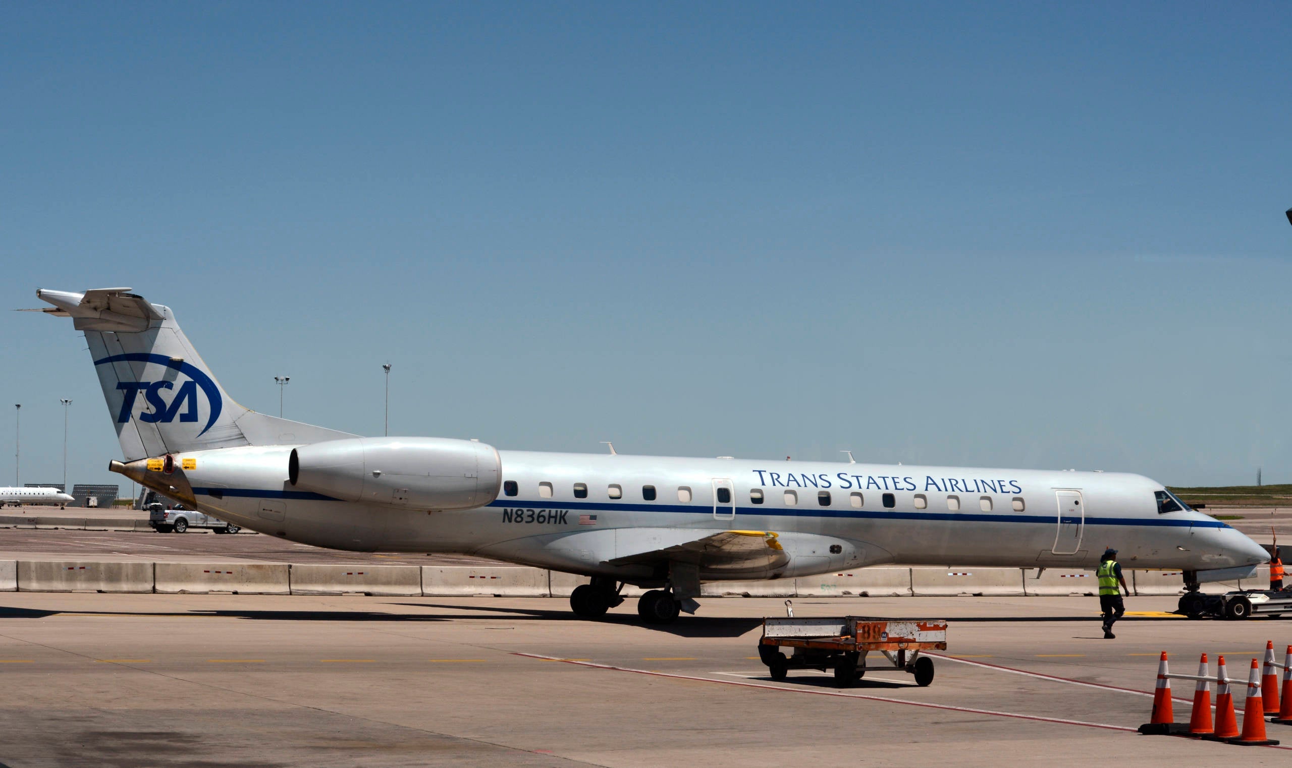 United Express aircraft at Denver International Airport