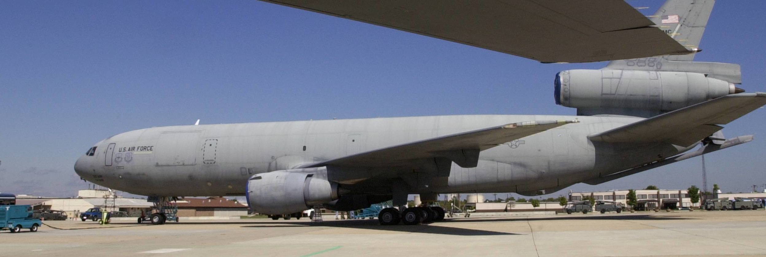 Air Force KC-10 refueling planes at McGuire Air Force Base i