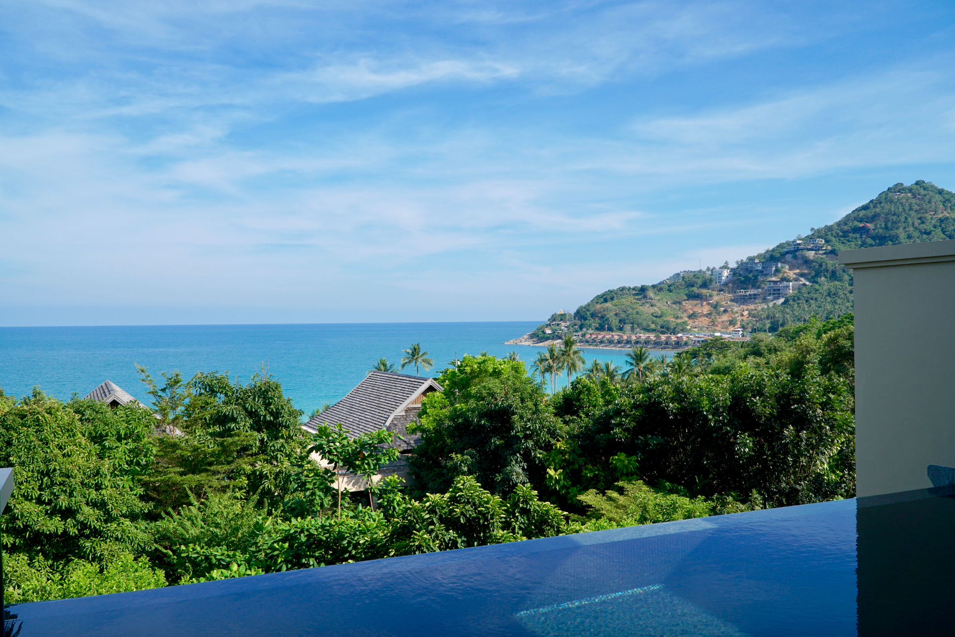 View from our pool balcony at Vana Belle