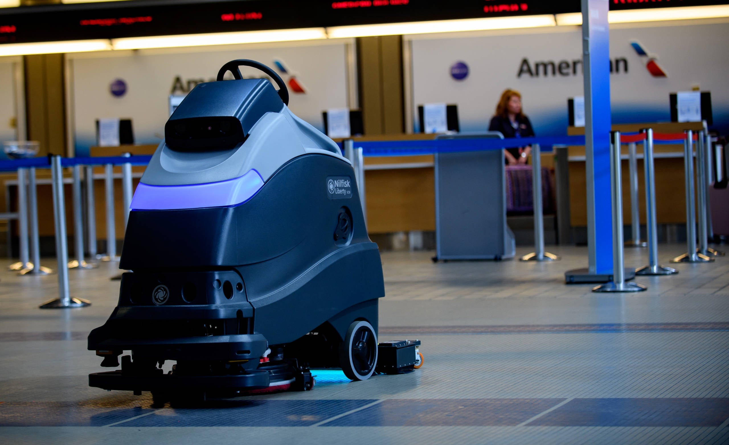 Pittsburgh Airport Deploys Ultraviolet Cleaning Robots To Disinfect Floors