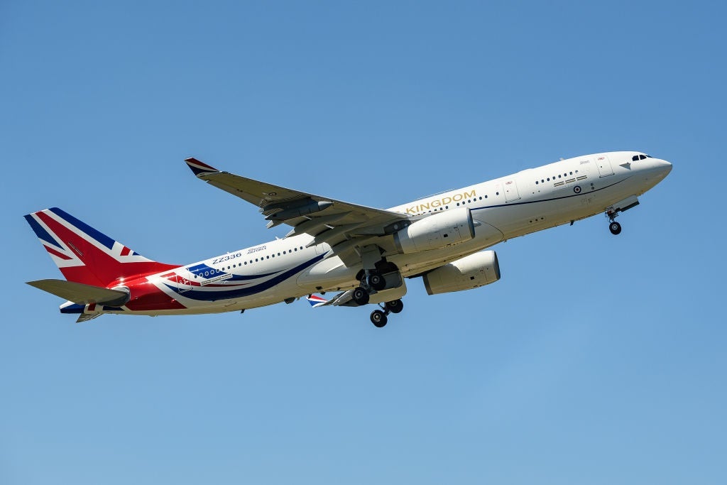 The Prime Minister's A330 Voyager Aircraft Undergoes Union Flag Makeover