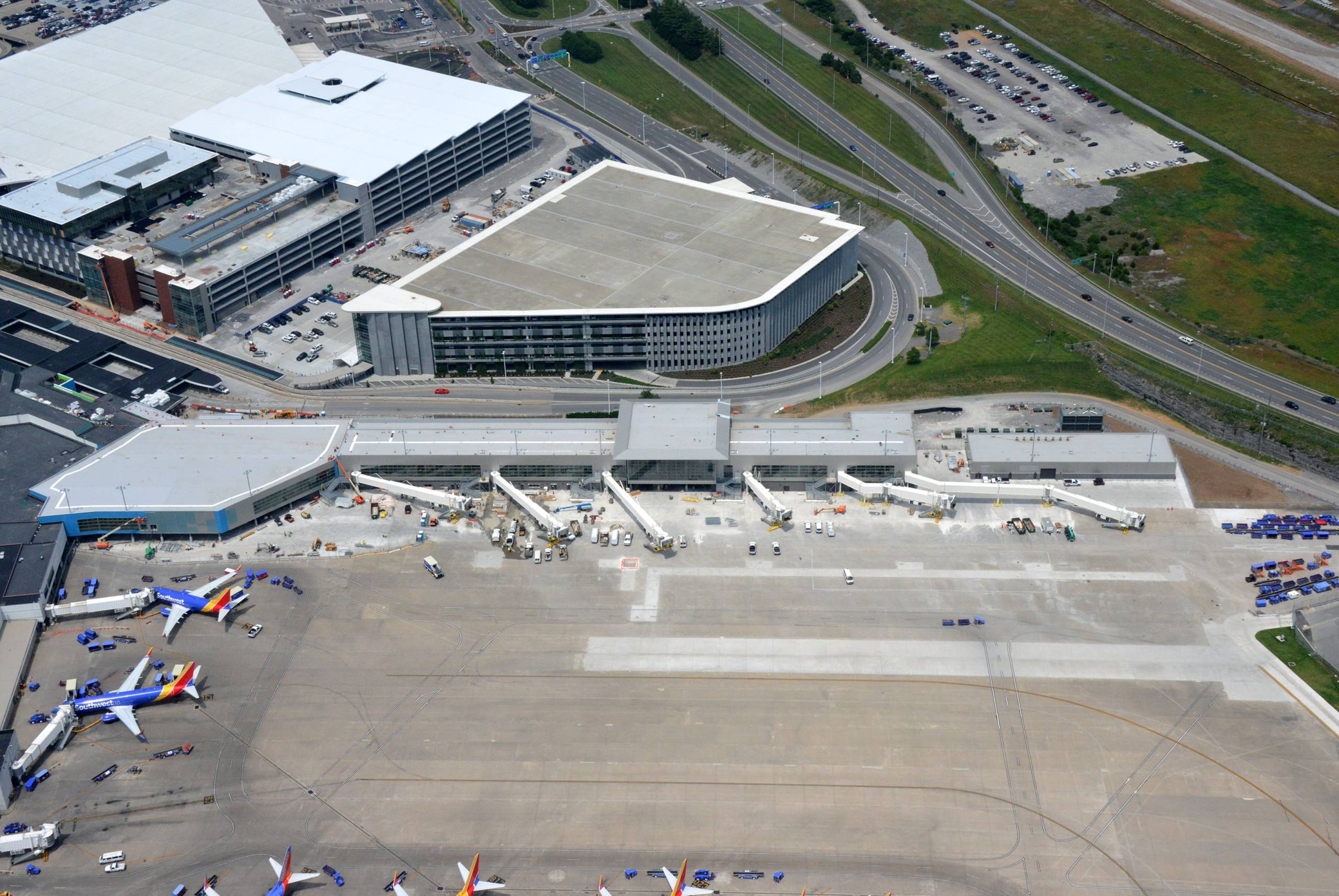 BNA Concourse D aerial 3