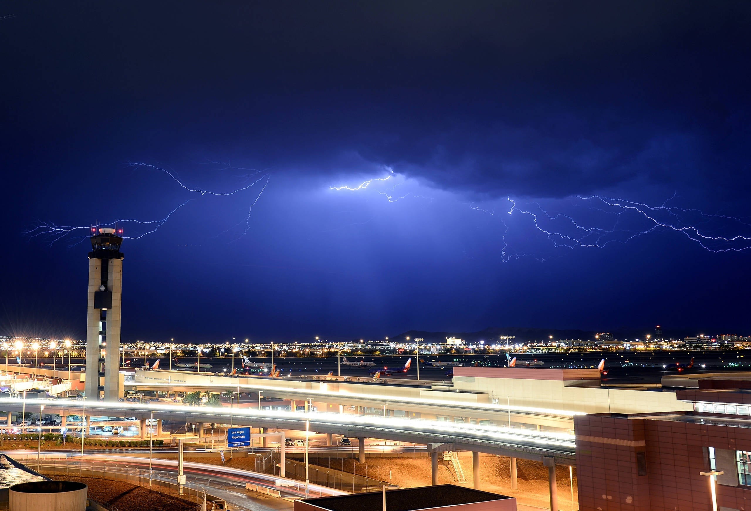 Thunderstorms Sweep Through Las Vegas