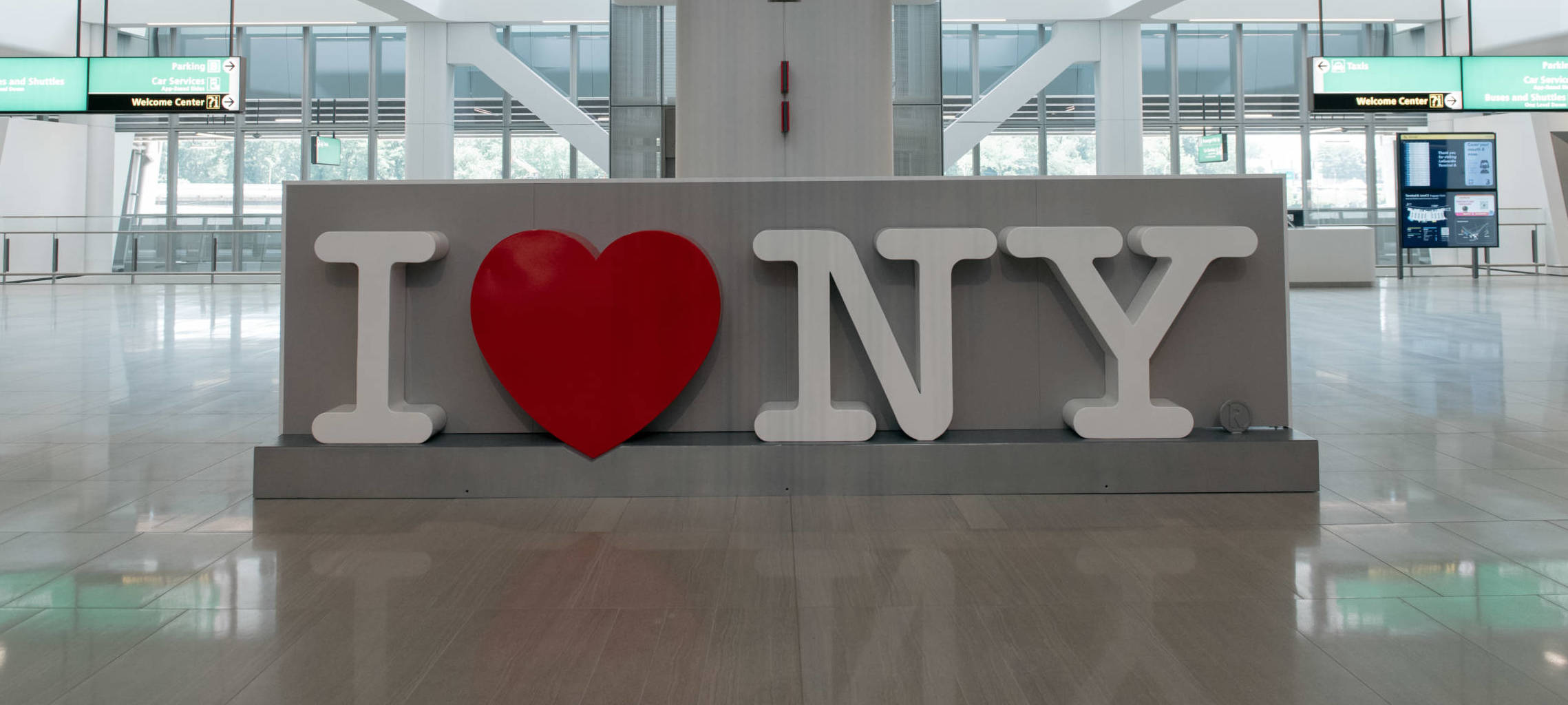 New York Governor Cuomo Holds Briefing At LaGuardia Airport
