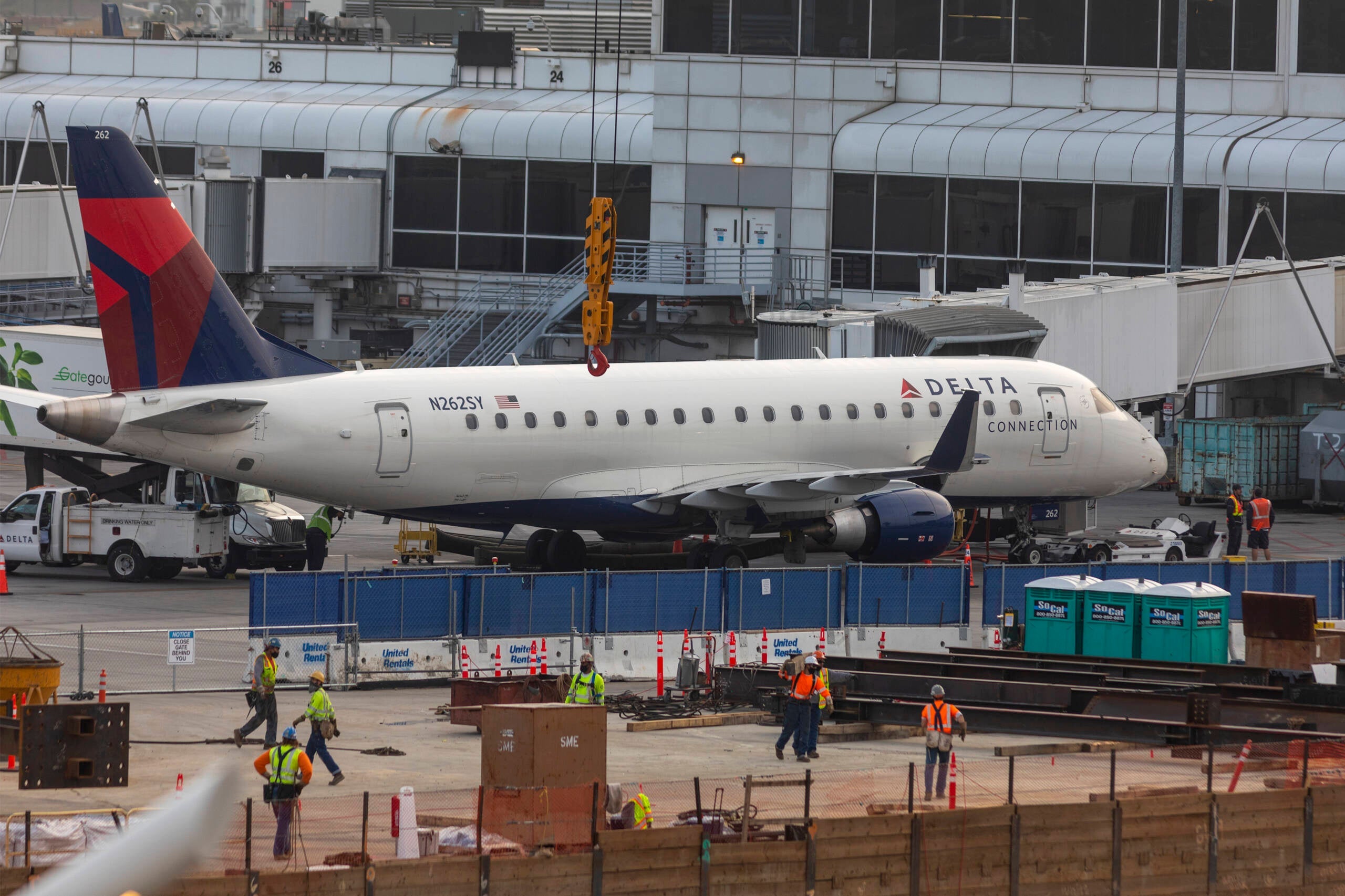 Passenger Traffic At LAX Airport Drops 90% During Coronavirus Pandemic