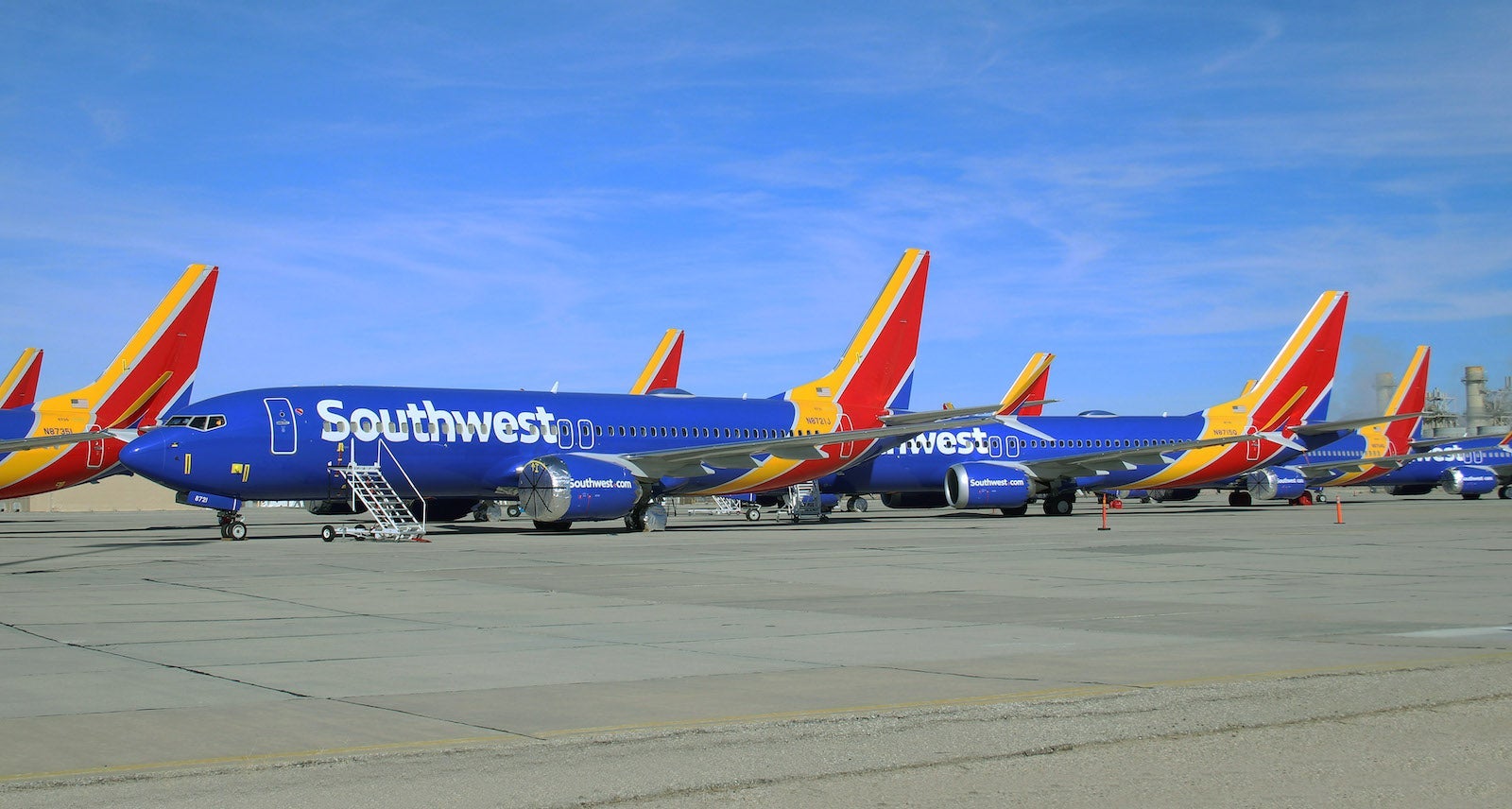 NEWS: MAR 31 Grounded Boeing 737 MAX Airliners