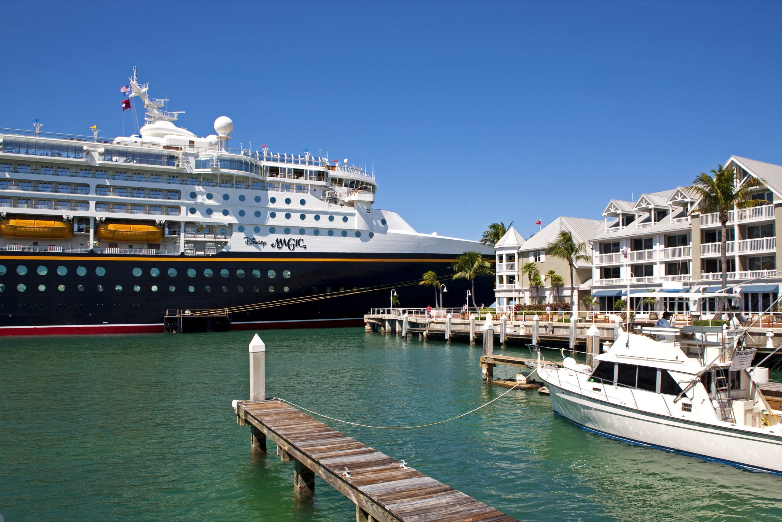 Disney ship in Key West