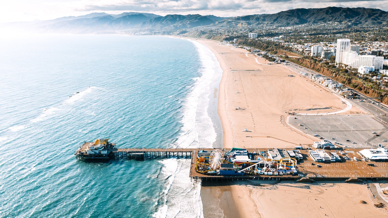 Santa Monica Pier Aerial