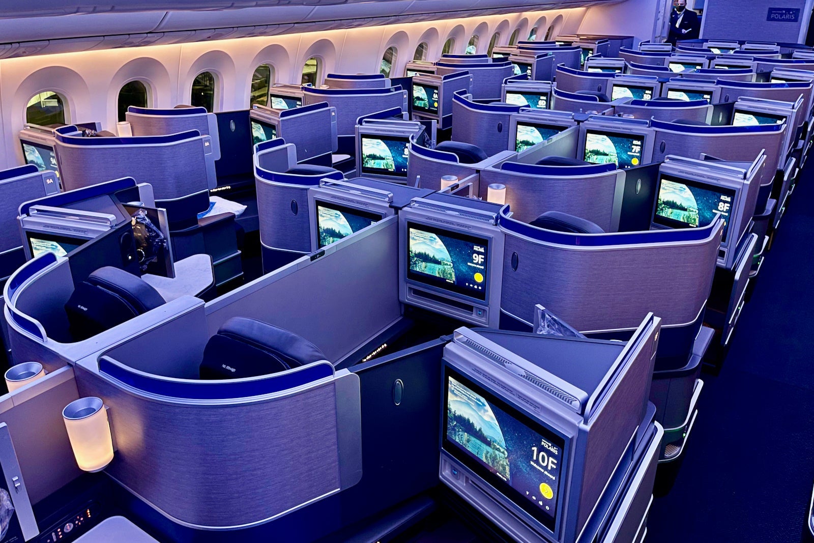 United Boeing 787-10 Dreamliner Polaris Newark Tel Aviv Zach Griff - 38