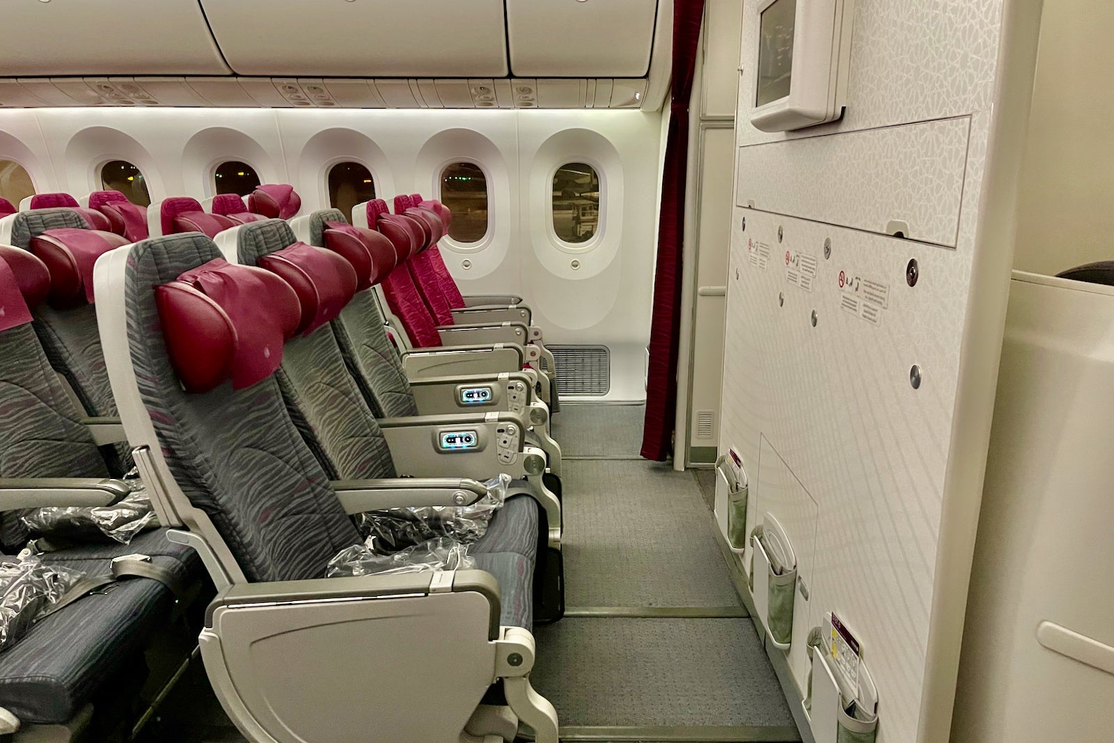 Qatar 787 Bulkhead Zach Griff - 1