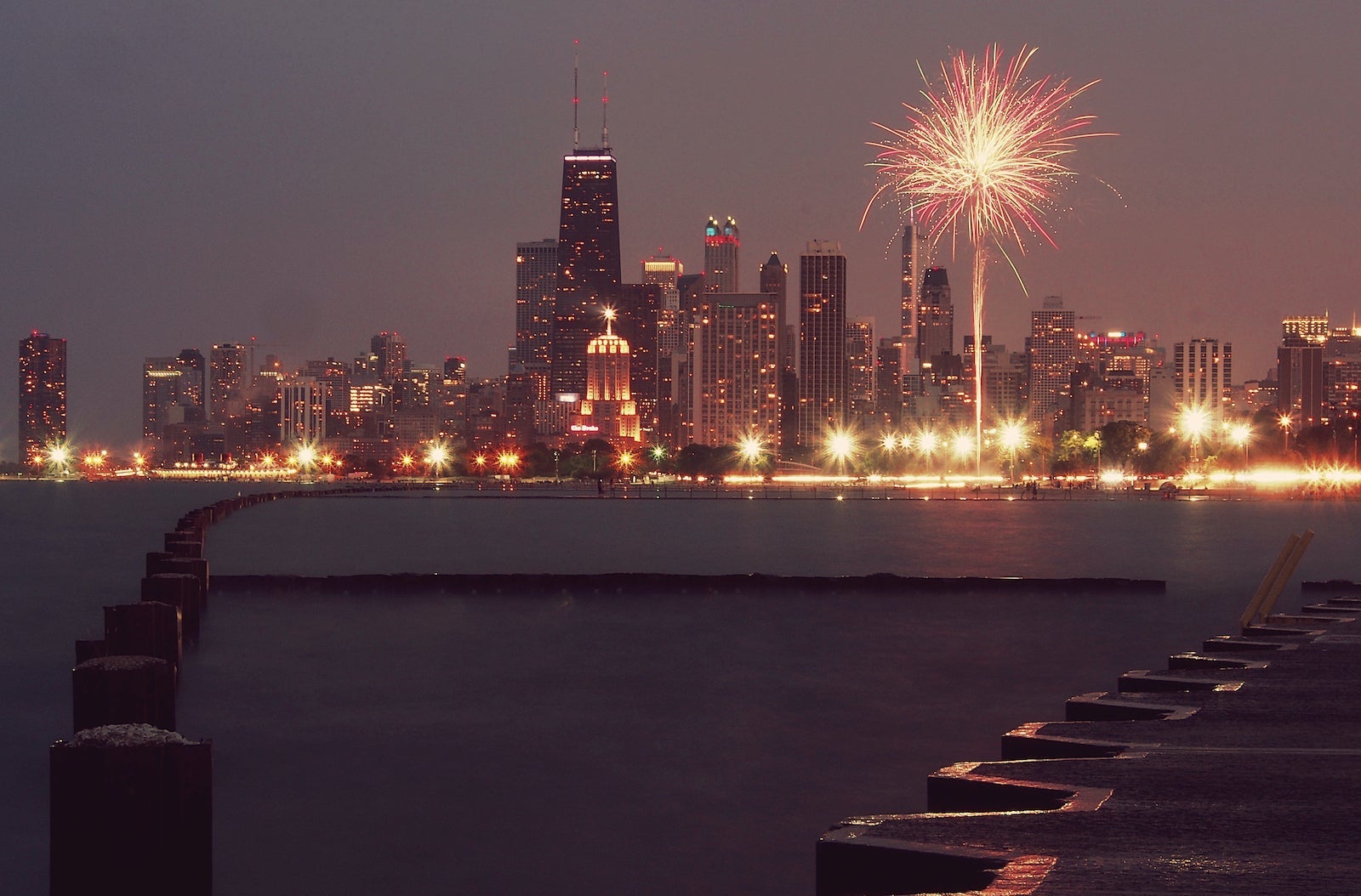 July 4th Fireworks, Chicago