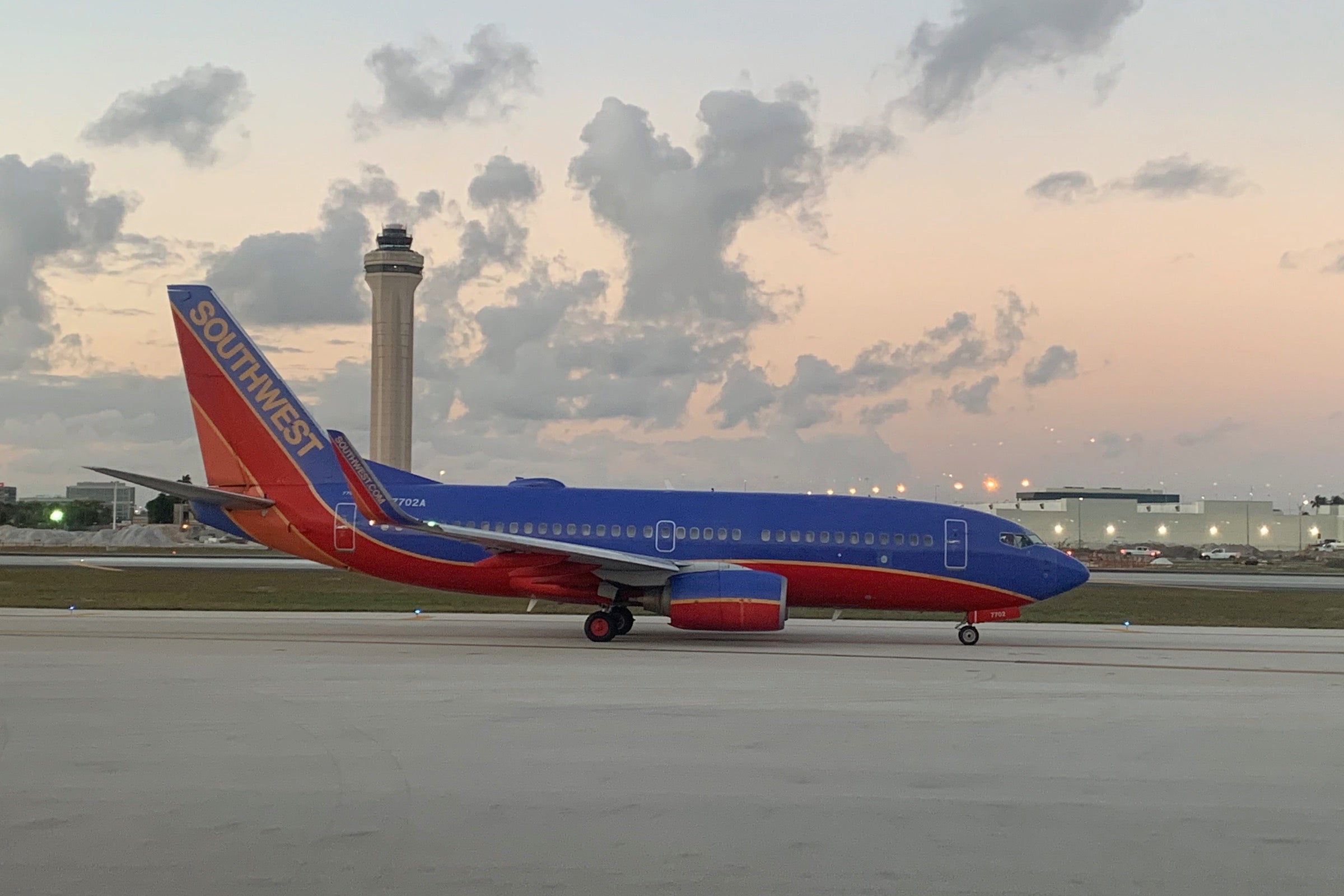 Southwest jet Miami Airport March 2021. (Photo by Clint Henderson:The Points Guy) copy