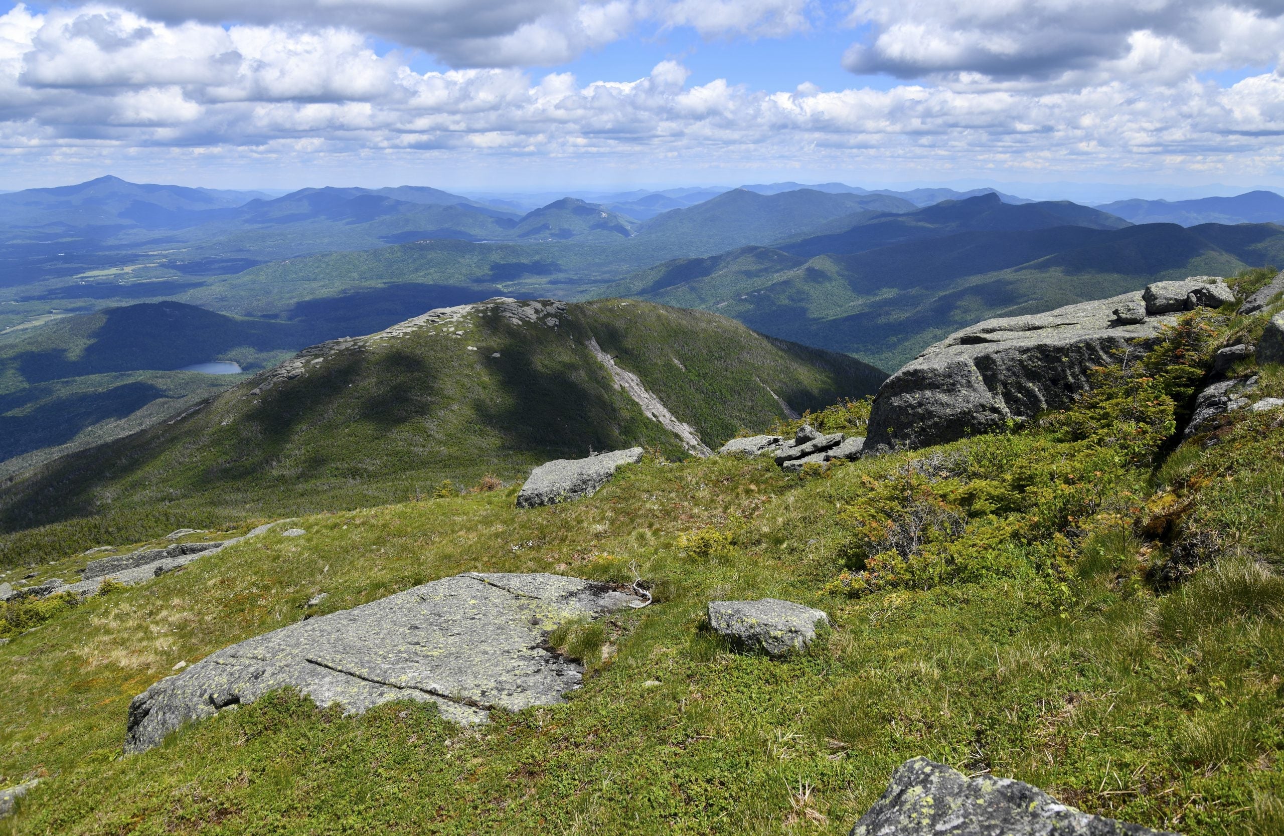 Alpine landscape wilderness in Adirondack Mountains New York