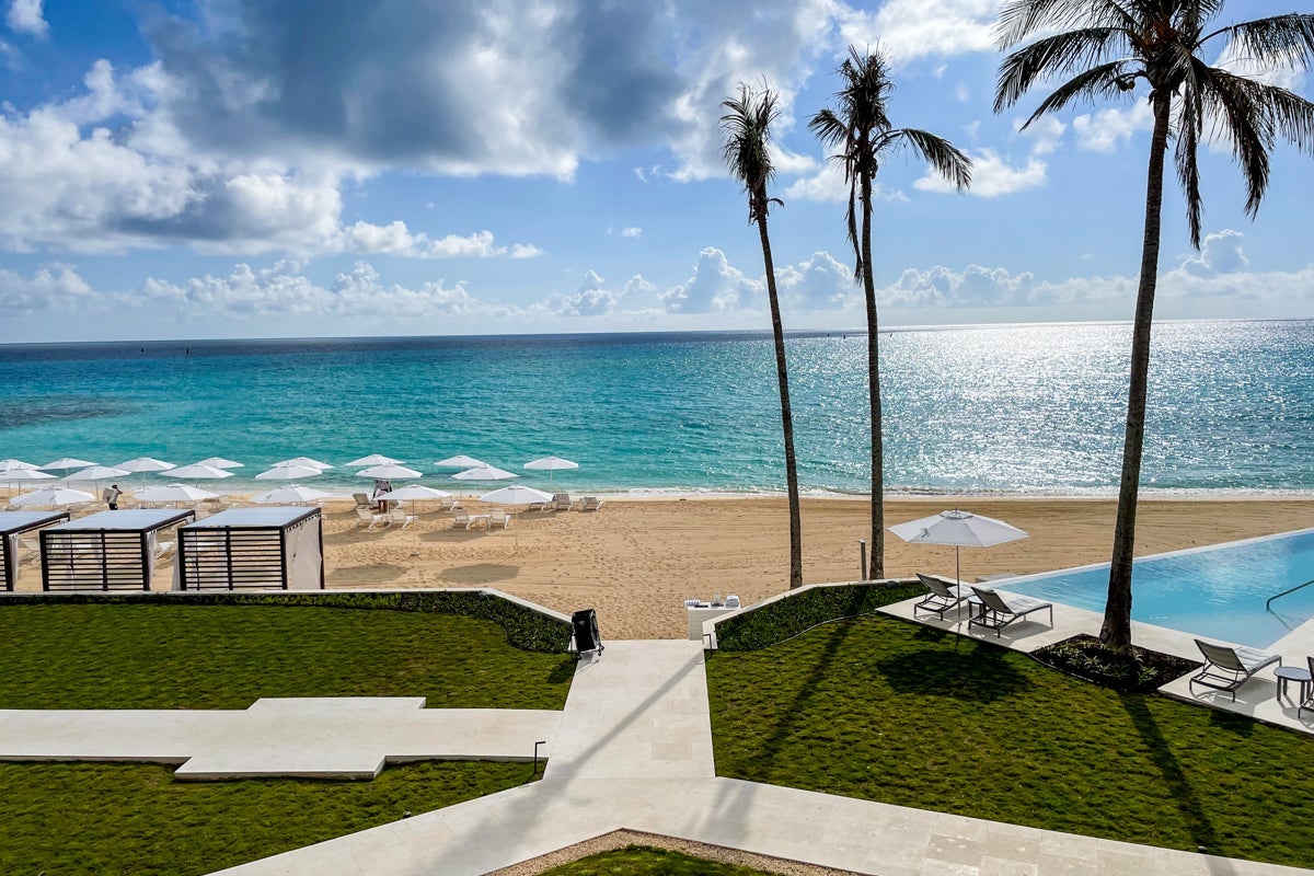 View of the beach from the St. Regis Bermuda
