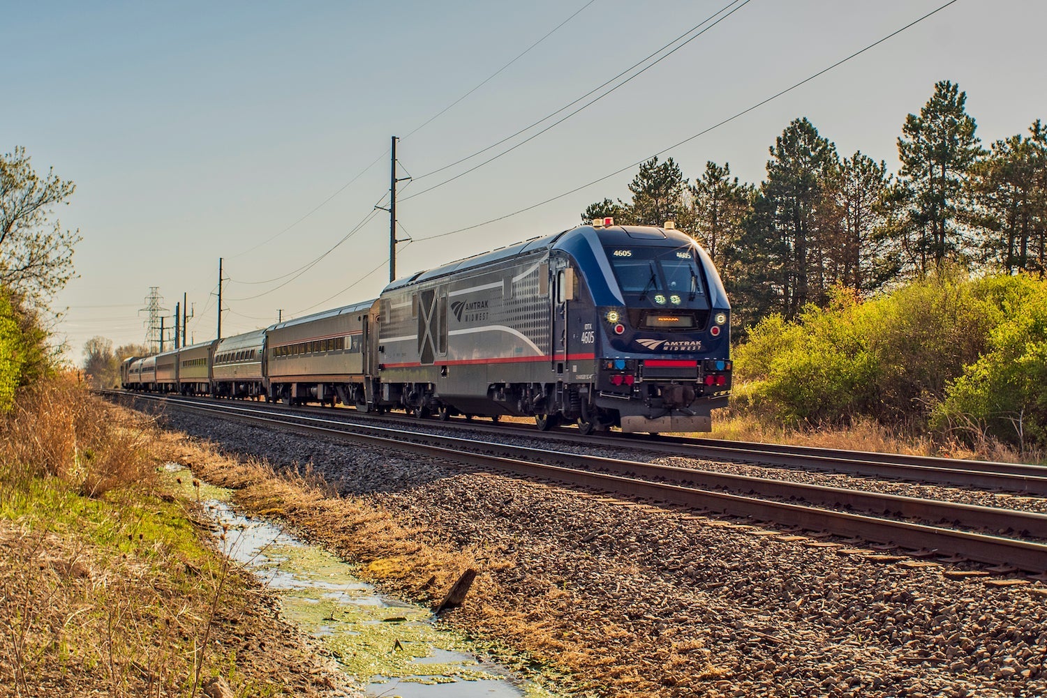 Amtrak passenger train