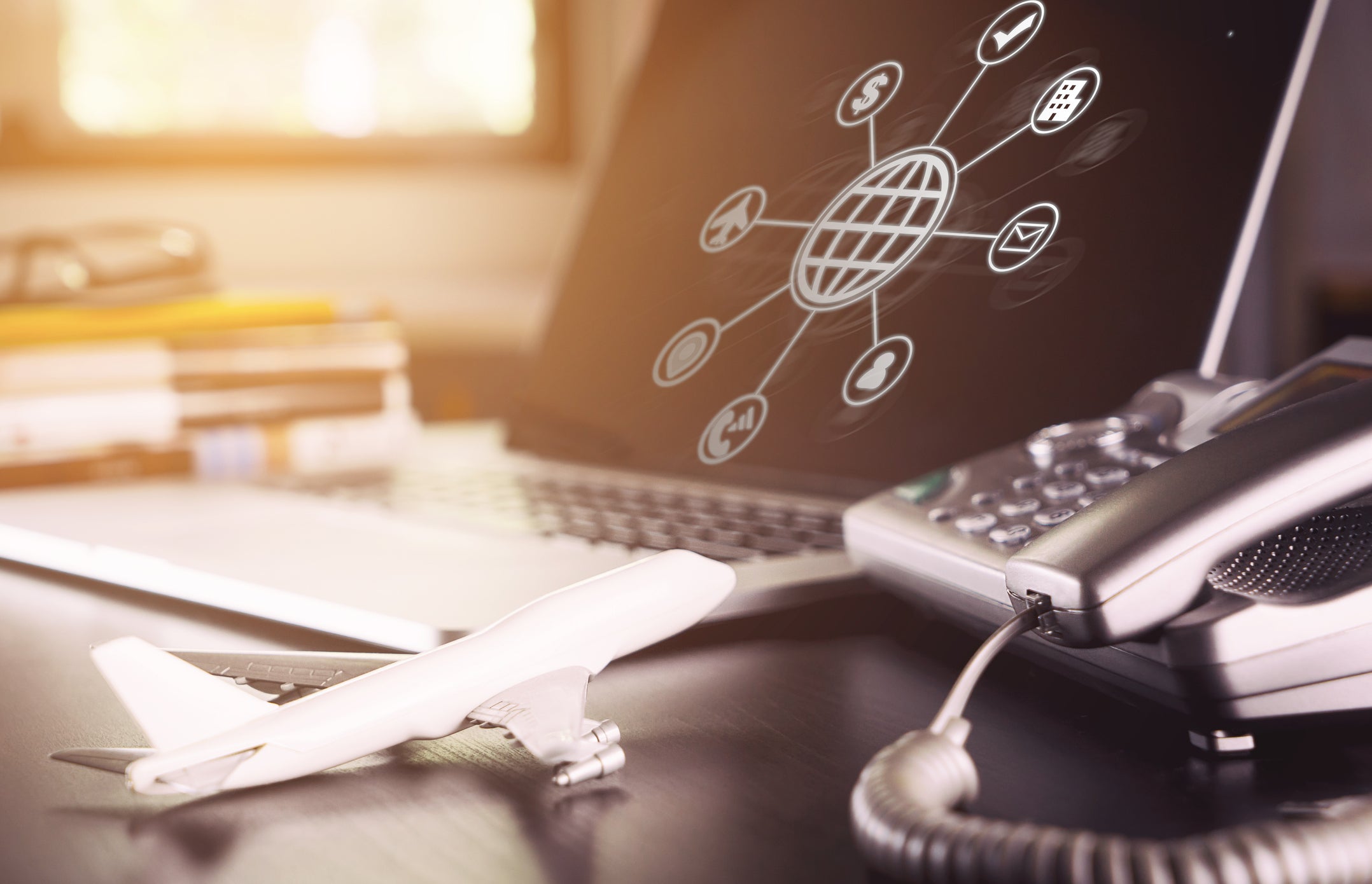 Airline call center phone airplane