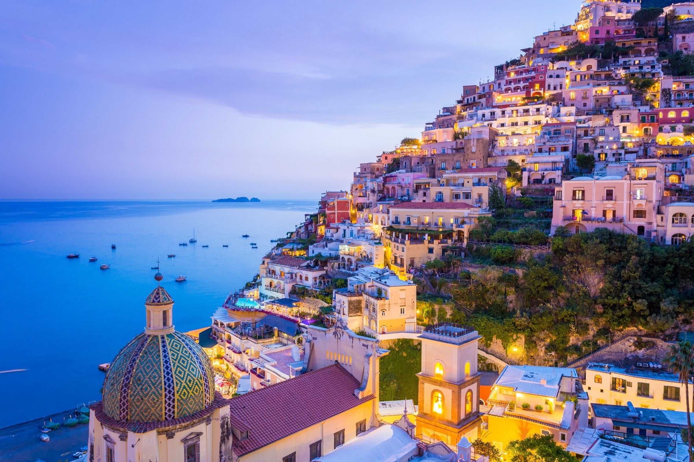 Buildings on the Amalfi Coast