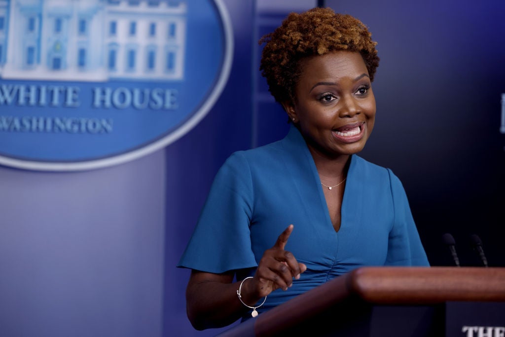 Daily Briefing Held By Principal Deputy White House Press Secretary Jean-Pierre