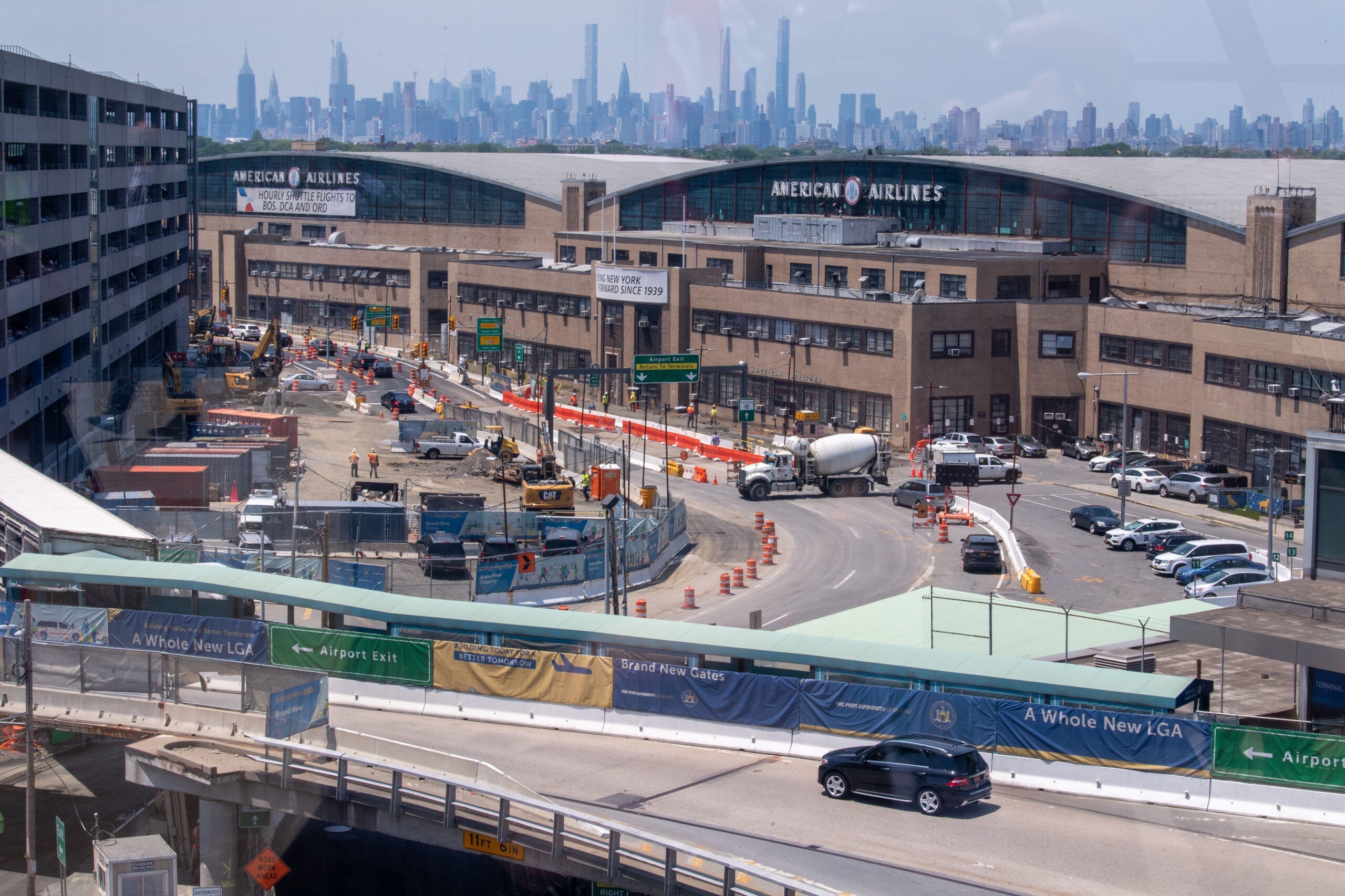 View of the LaGuardia Airport's brand-new state-of-the-art