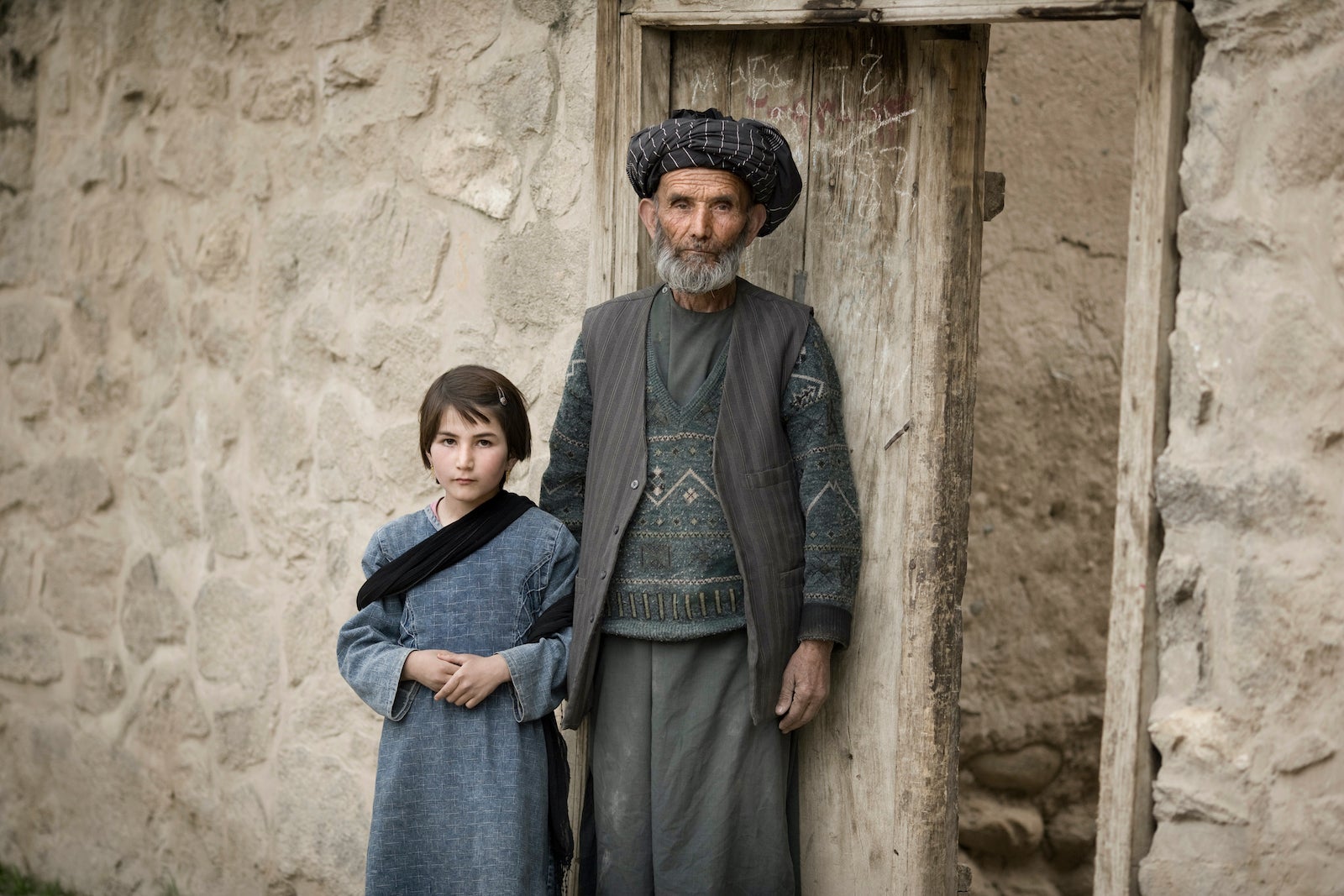 grandfather and granddaughter