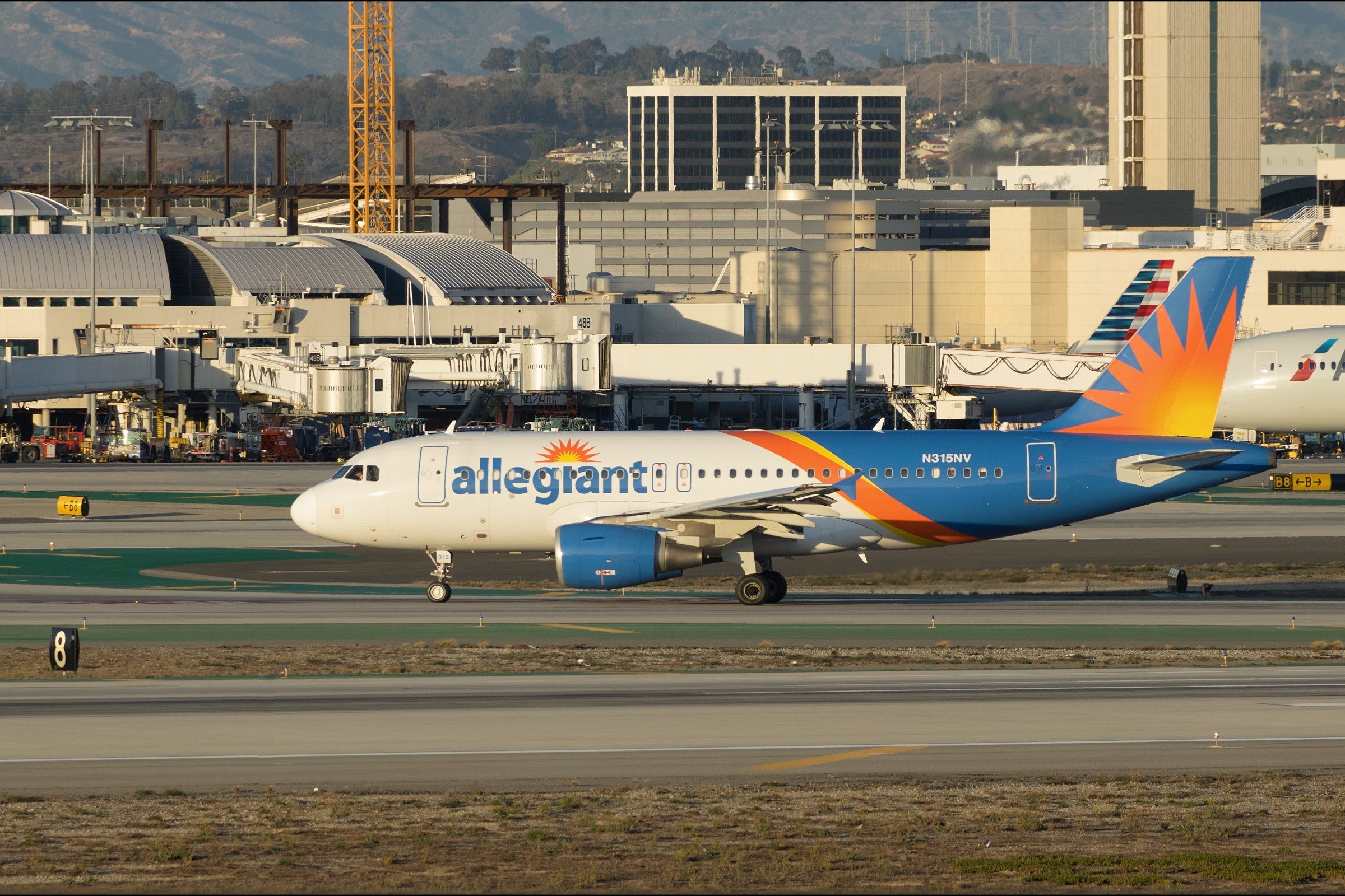 Allegiant Airbus plane