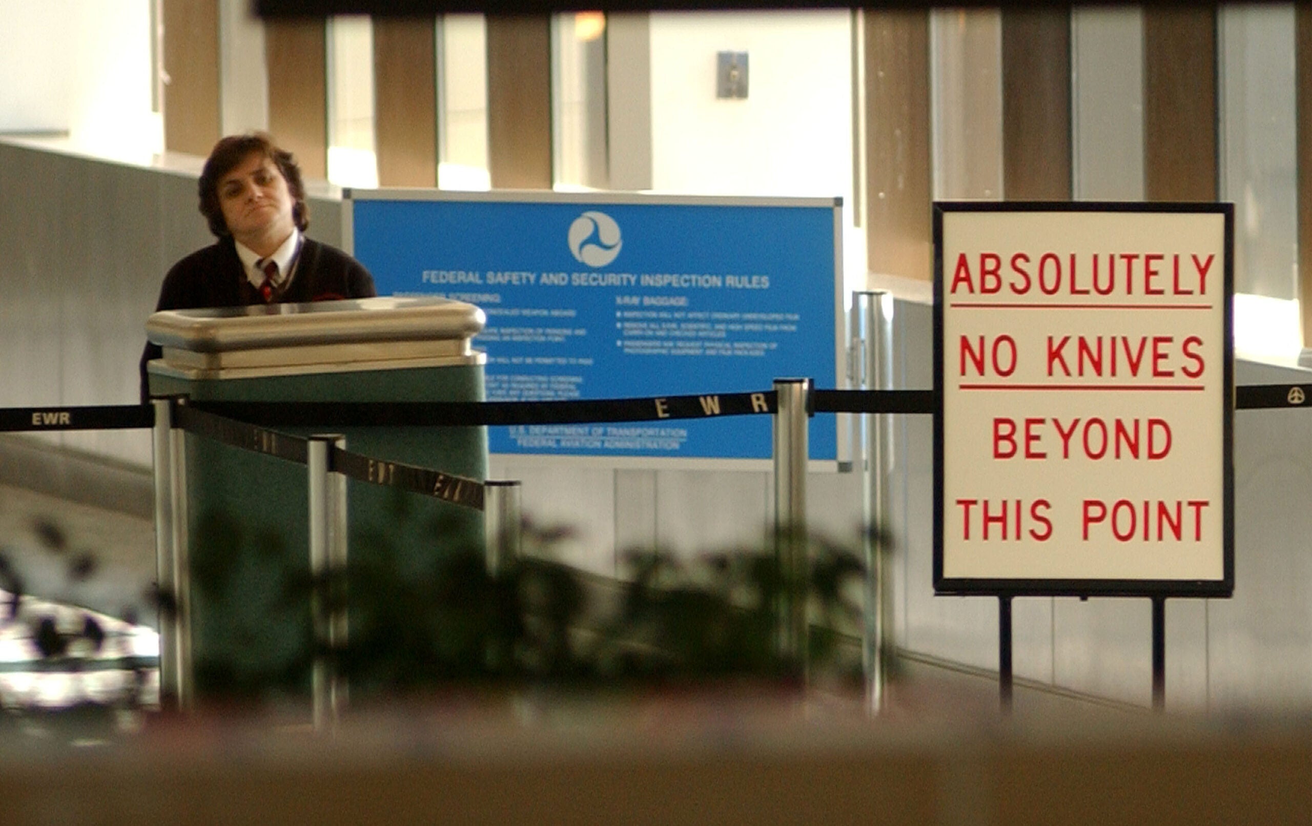 National Guard on Duty At Newark Airport
