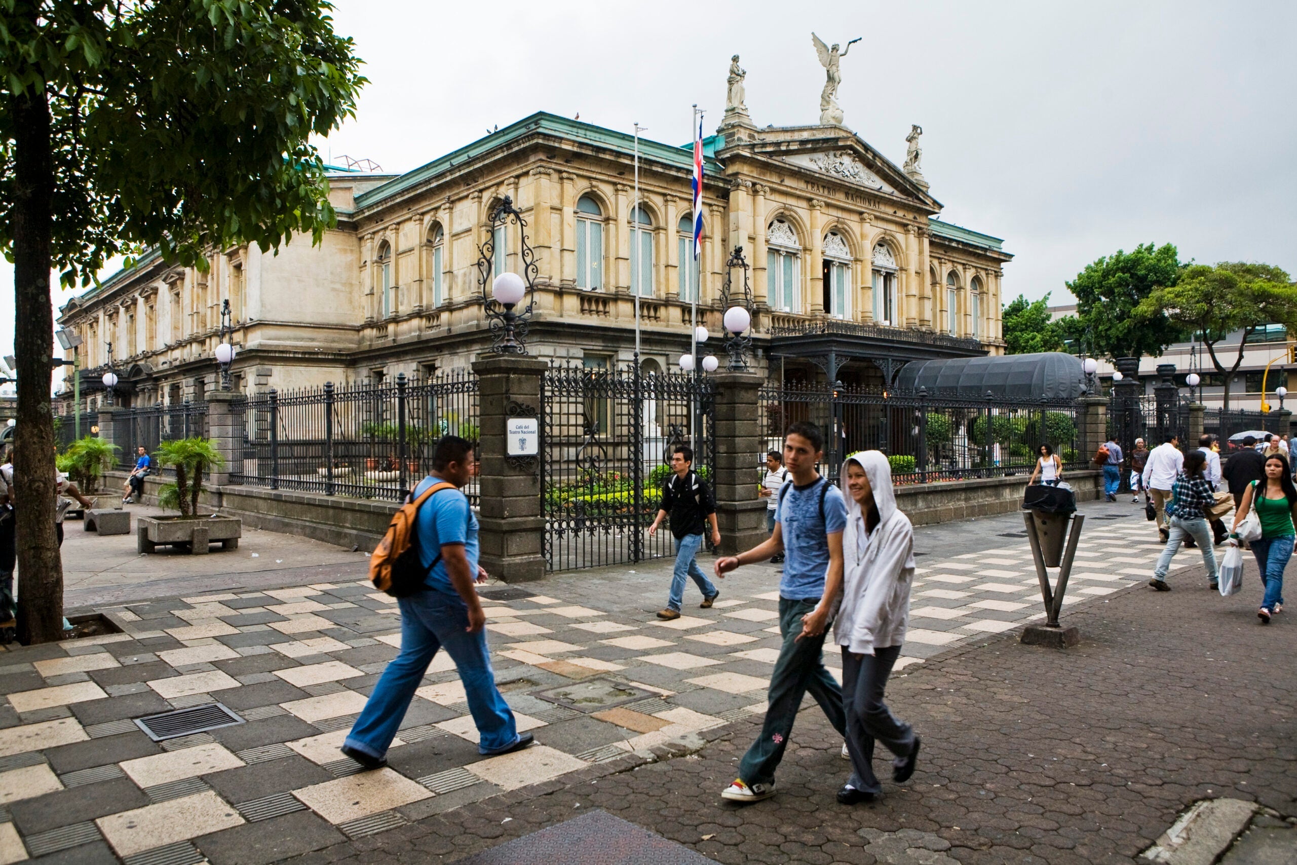 Costa Rica San Jose San Jose - Teatro Nacional (National Theatre) downtown