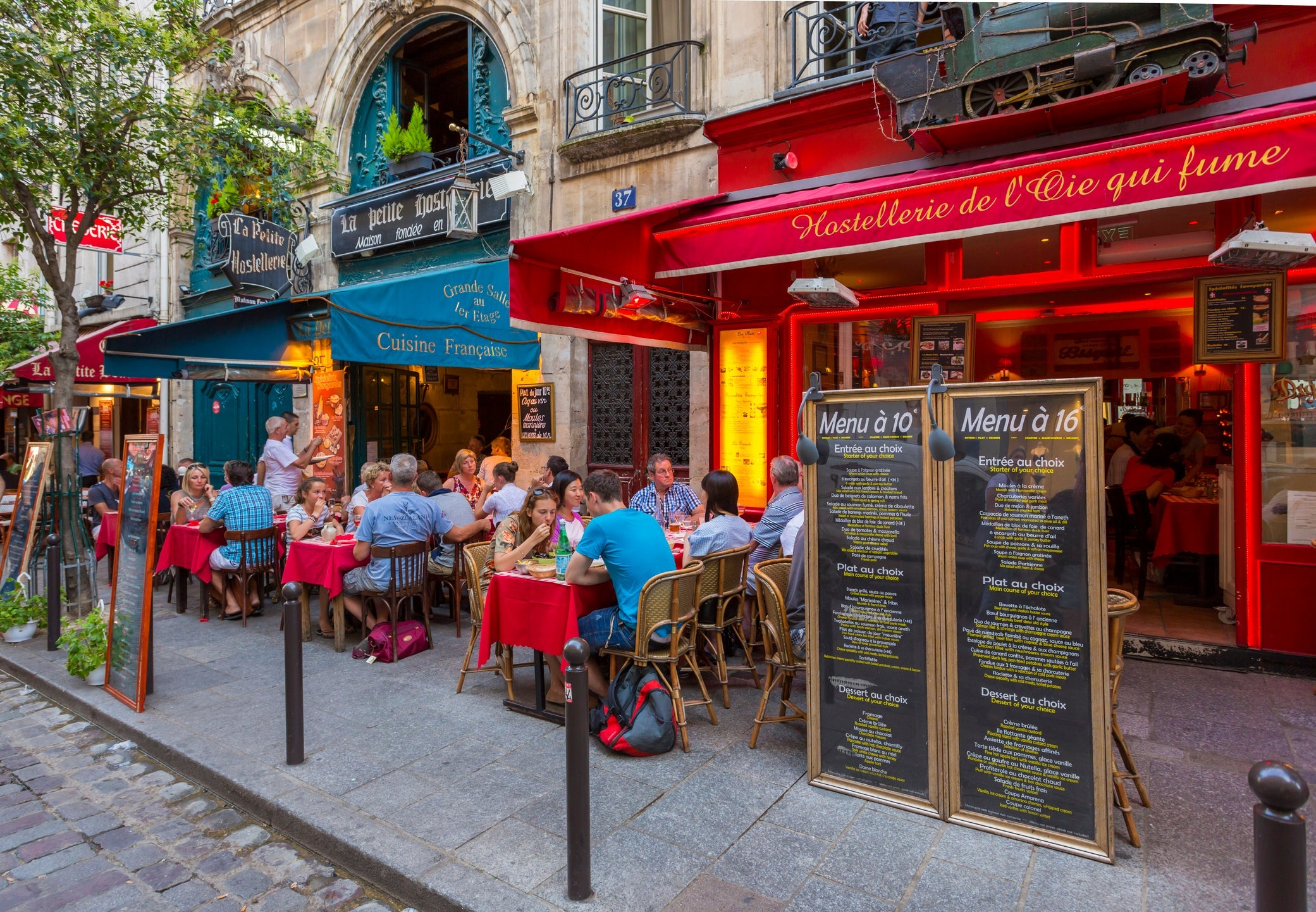 Parisian Restaurant in St Michel, Latin Quarter