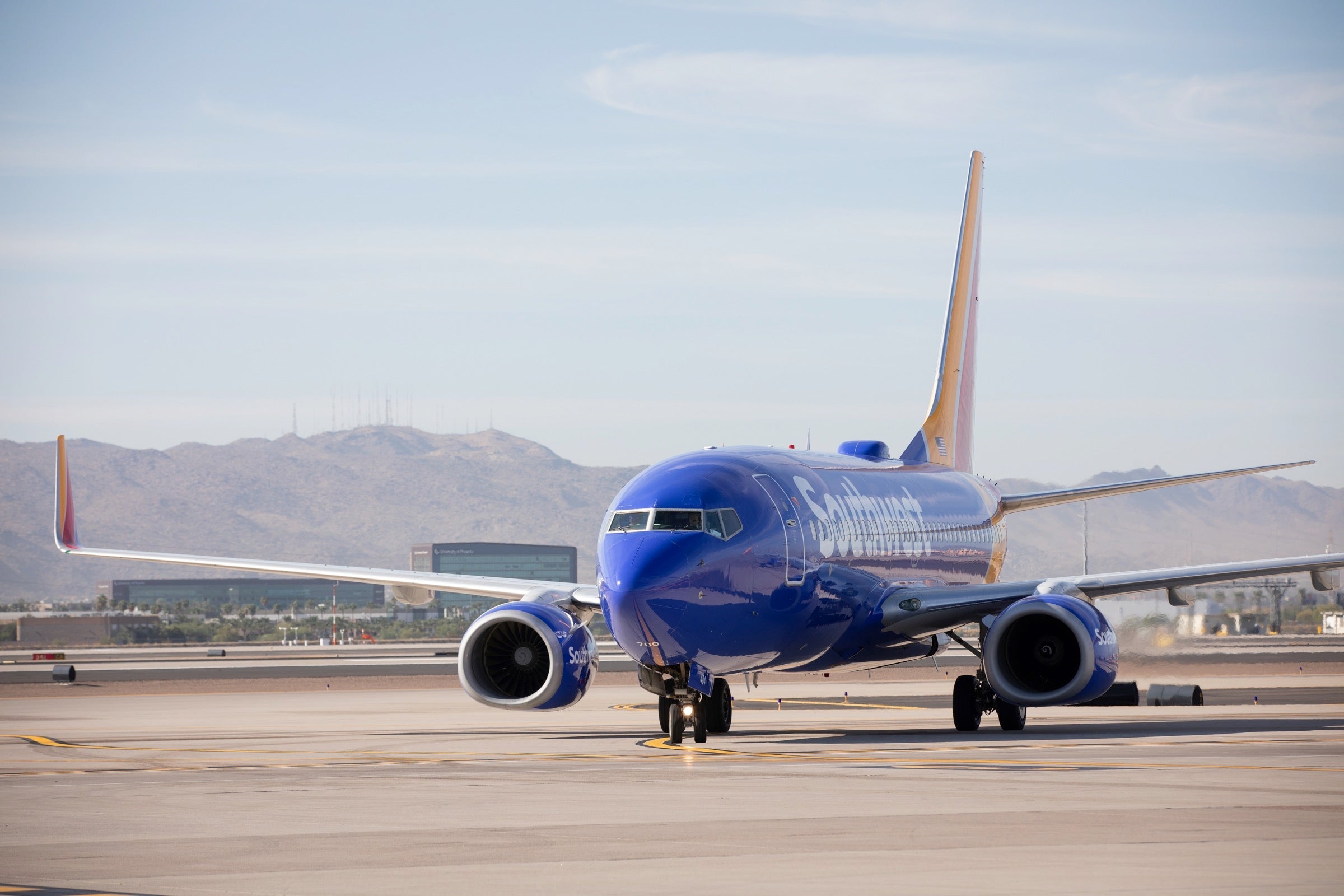 Southwest plane in Phoenix