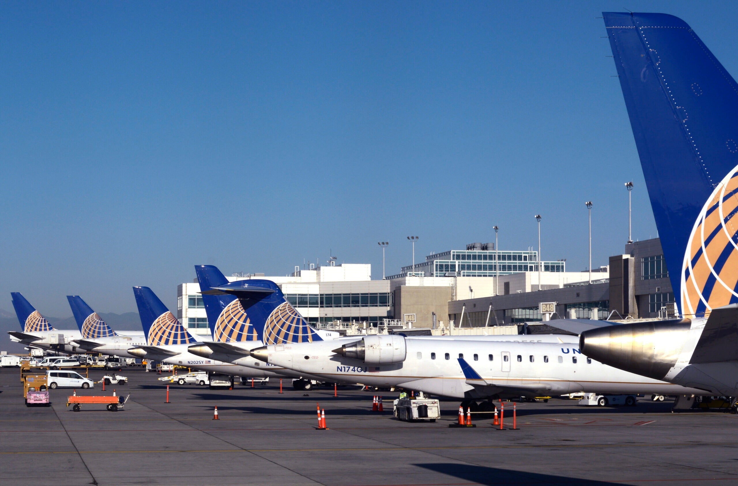 Denver International Airport scenes